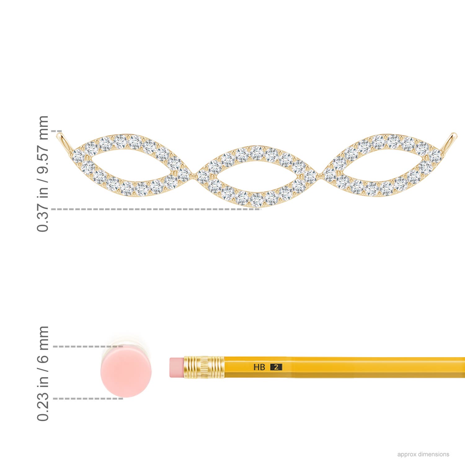 G, VS2 / 0.62 CT / 14 KT Yellow Gold