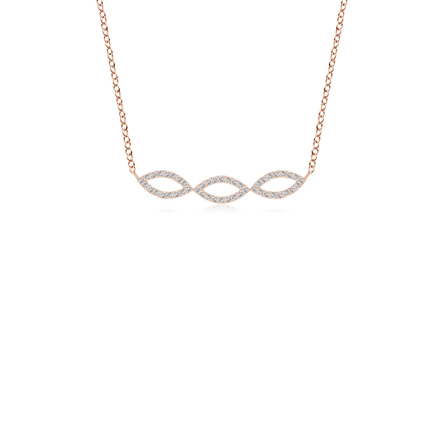 I-J, I1-I2 / 0.24 CT / 14 KT Rose Gold