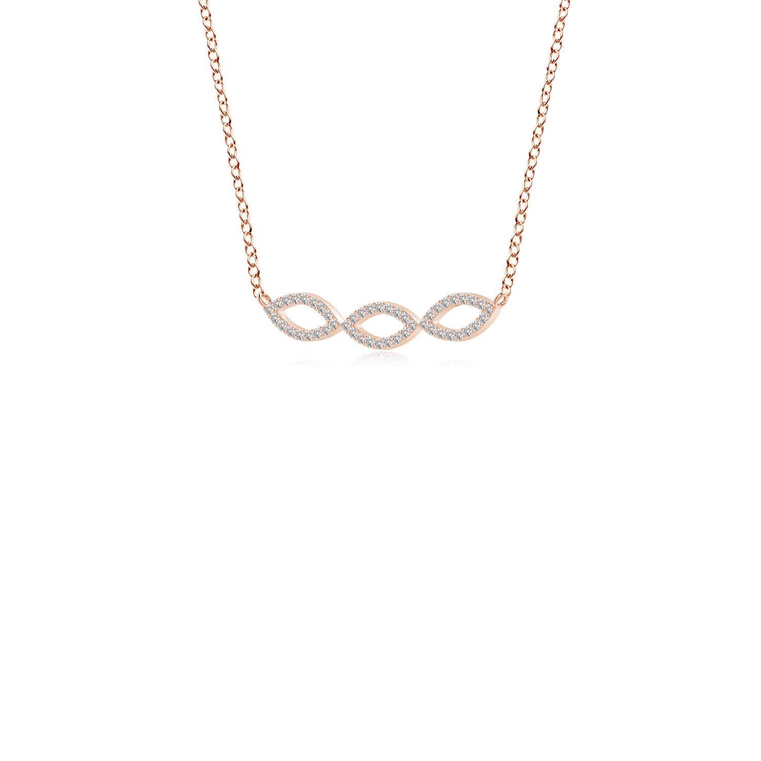 I-J, I1-I2 / 0.24 CT / 14 KT Rose Gold