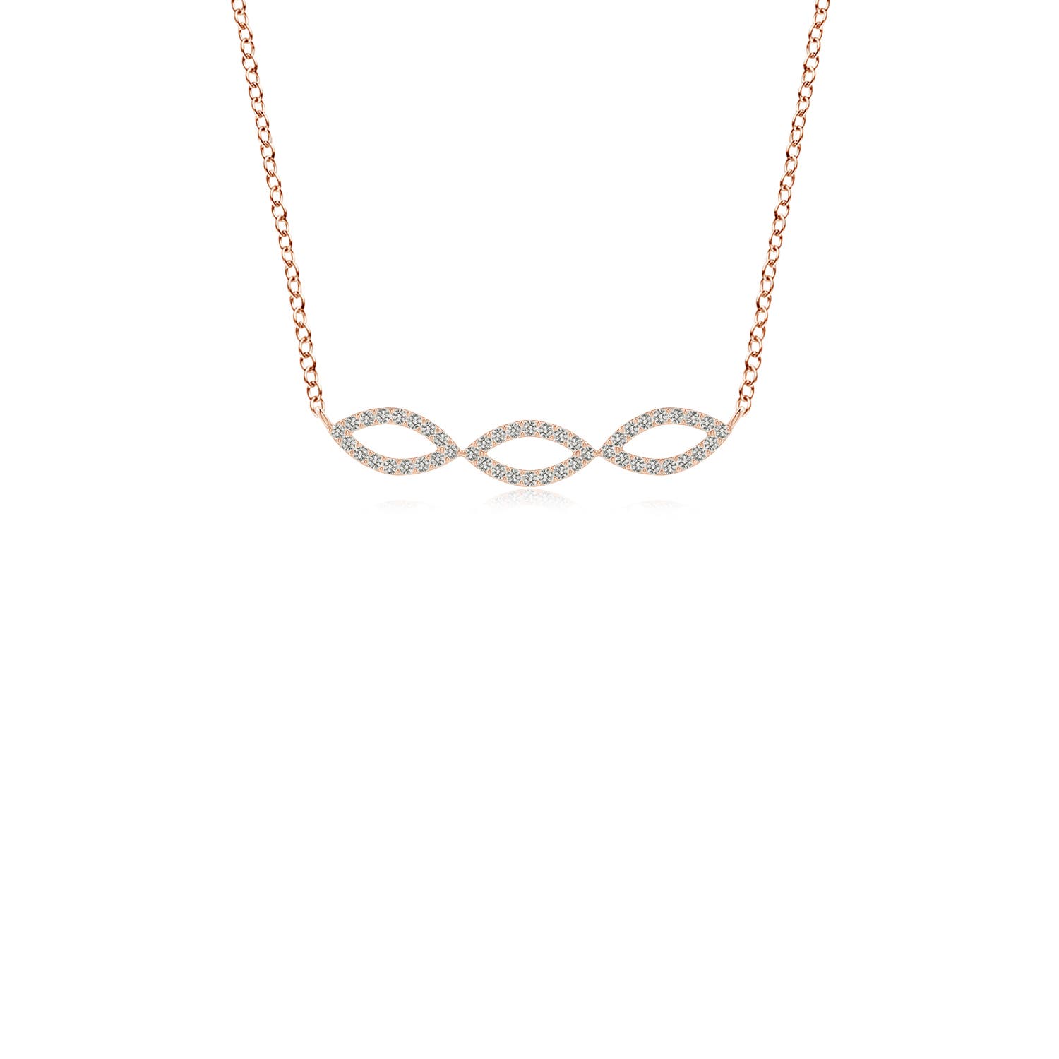 K, I3 / 0.24 CT / 14 KT Rose Gold