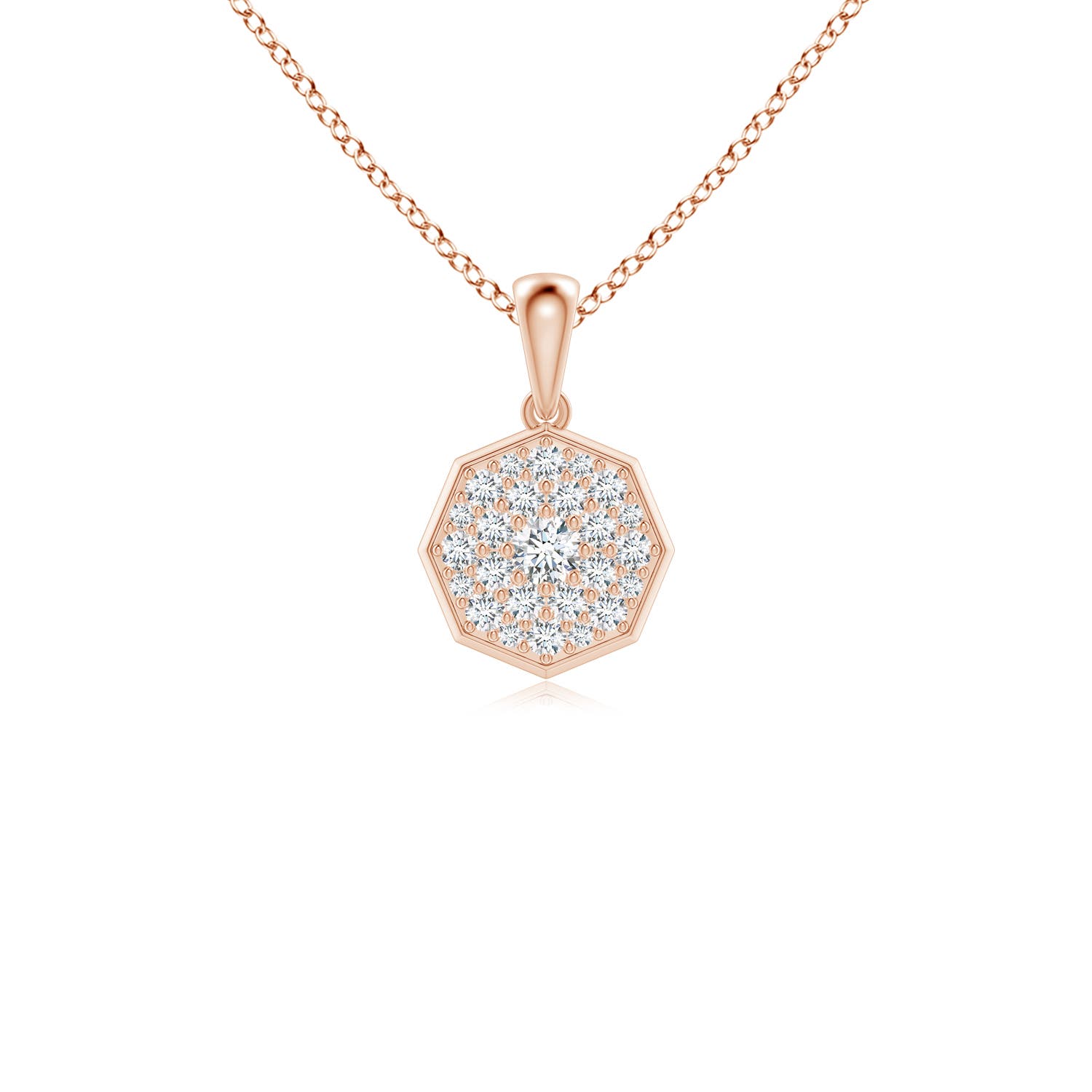 G, VS2 / 0.49 CT / 14 KT Rose Gold