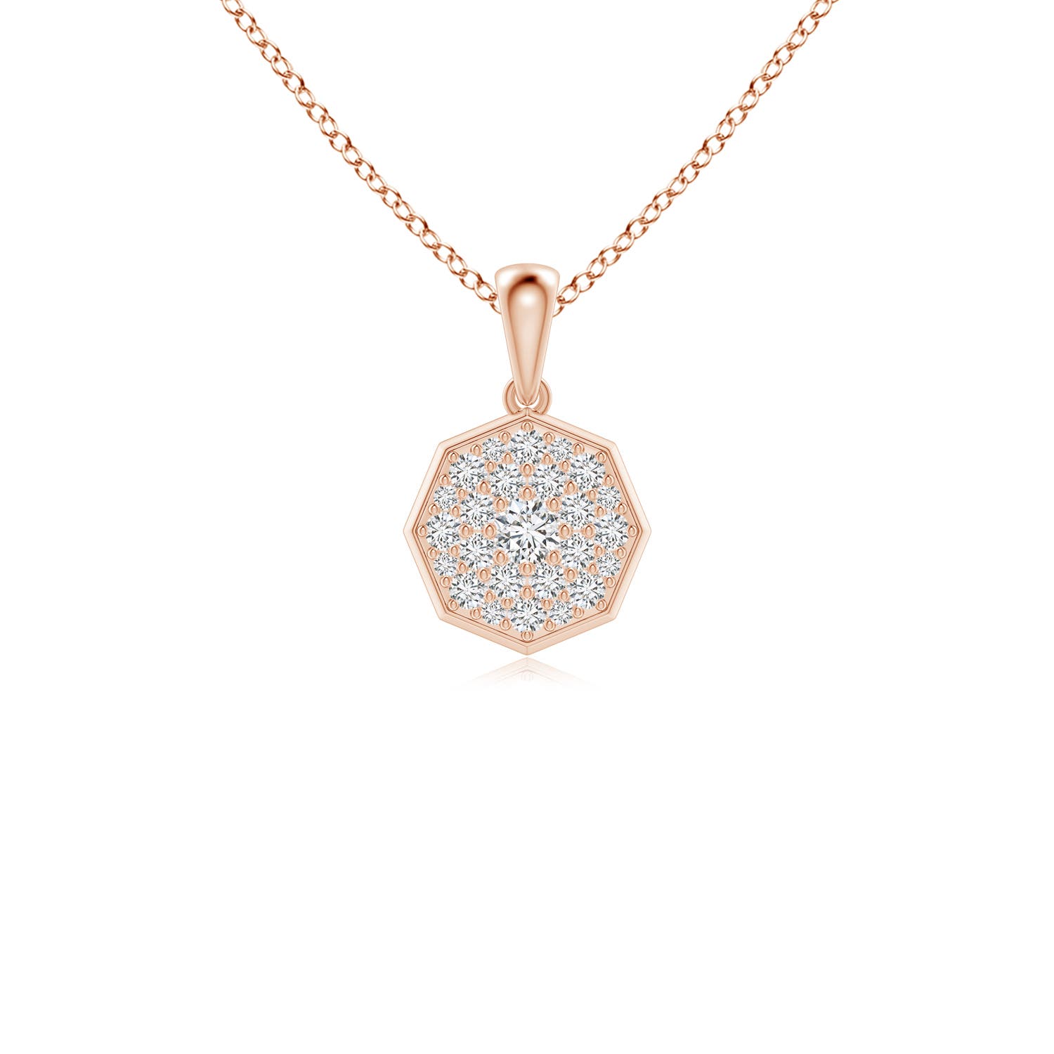 H, SI2 / 0.49 CT / 14 KT Rose Gold