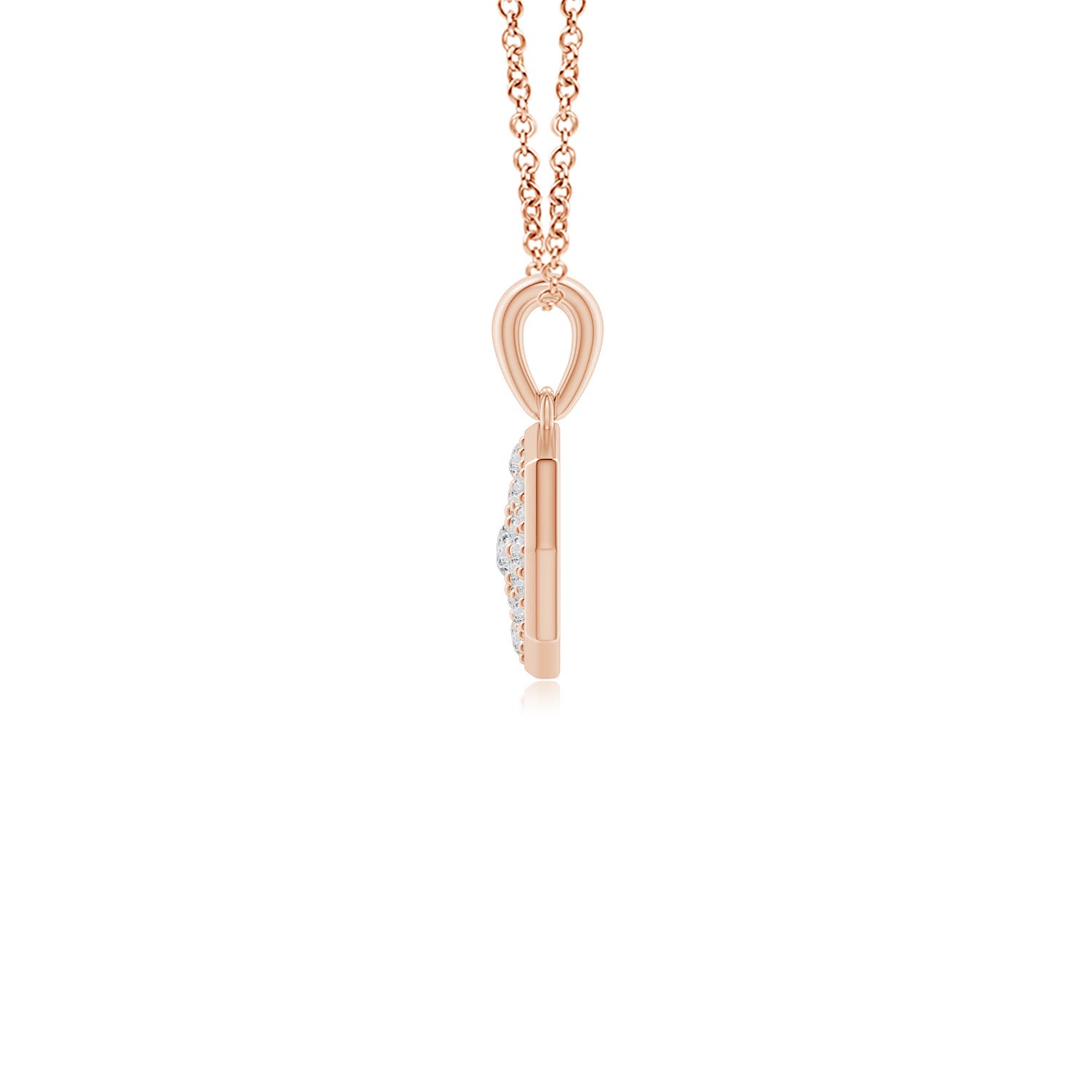 H, SI2 / 0.49 CT / 14 KT Rose Gold