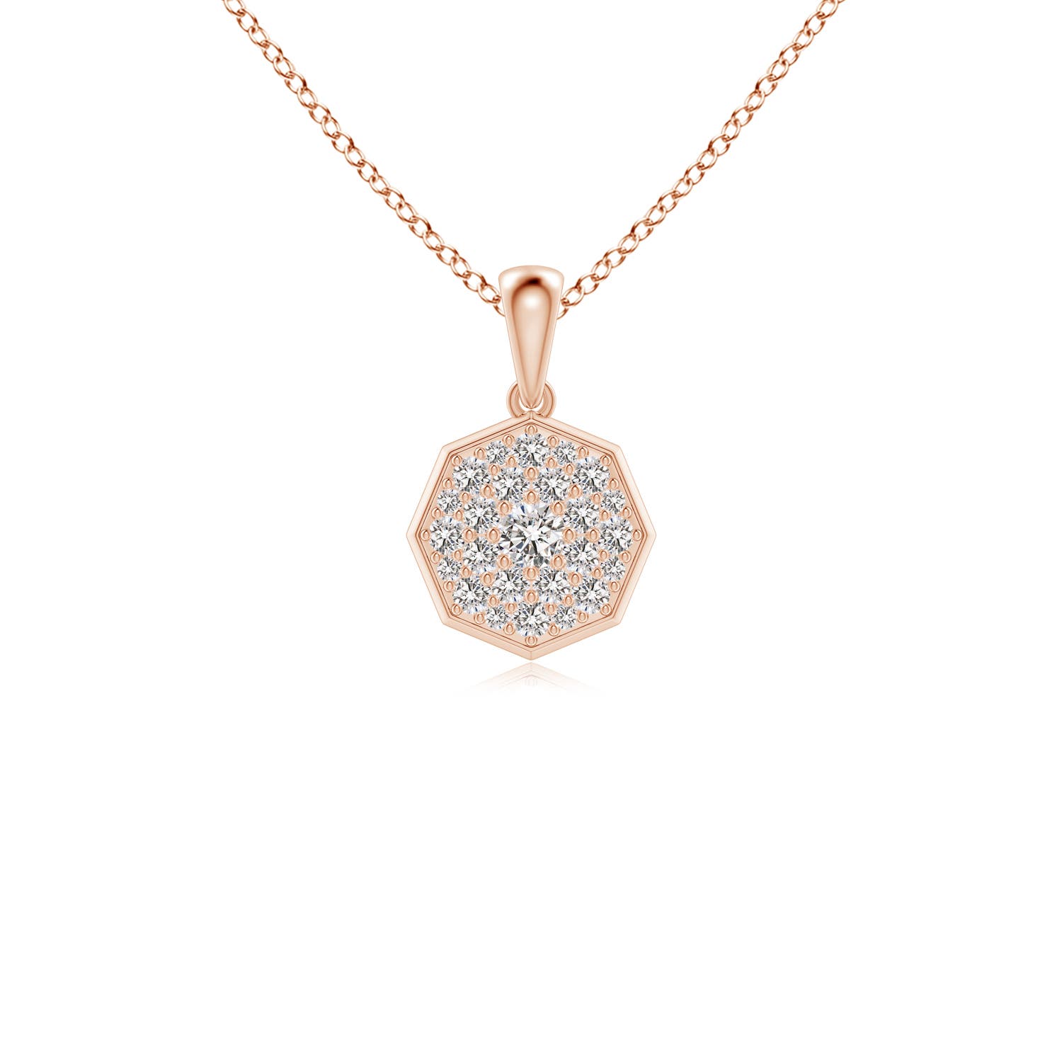 I-J, I1-I2 / 0.49 CT / 14 KT Rose Gold