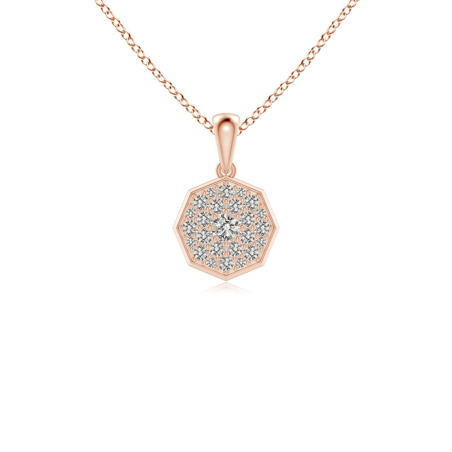 K, I3 / 0.49 CT / 14 KT Rose Gold