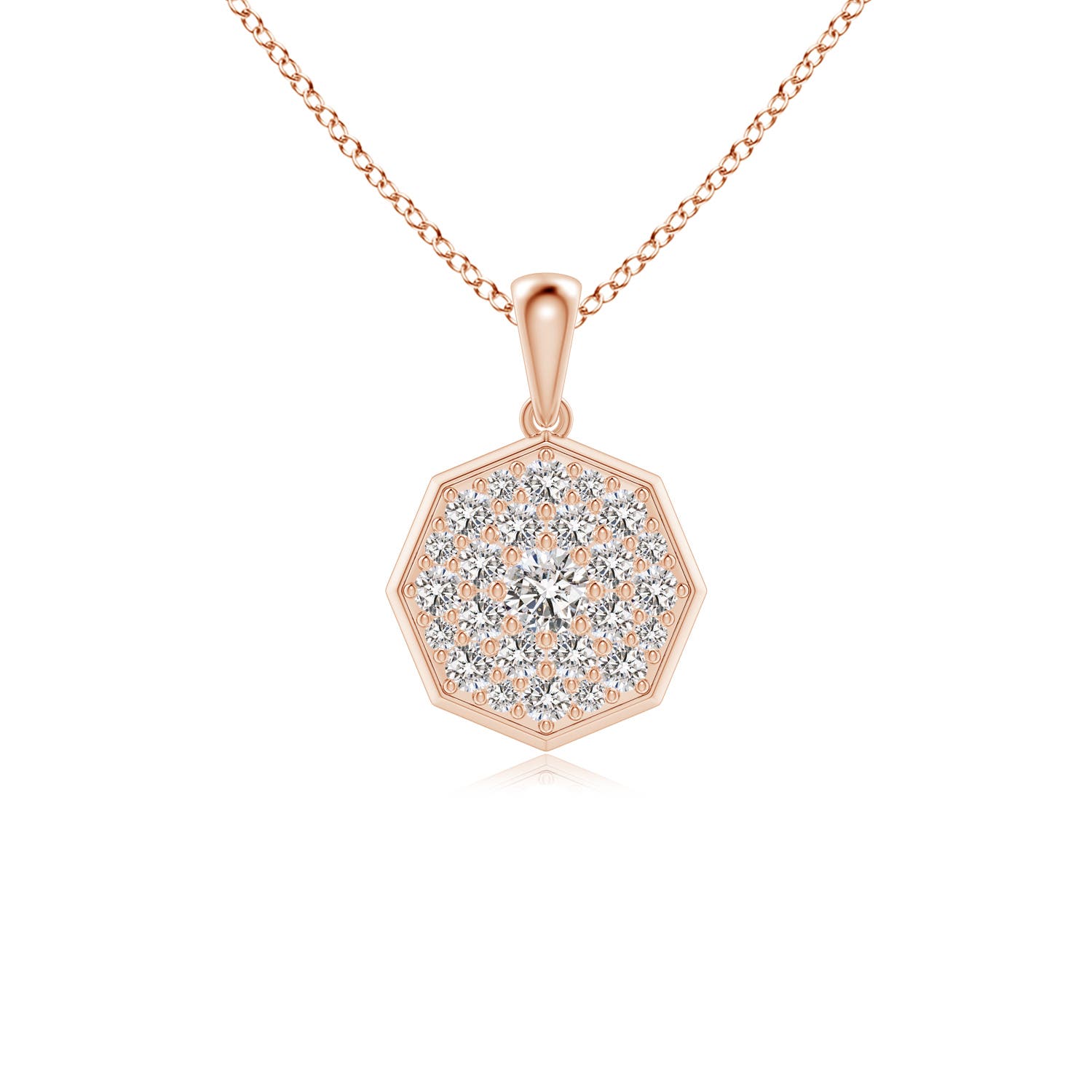 I-J, I1-I2 / 0.74 CT / 14 KT Rose Gold