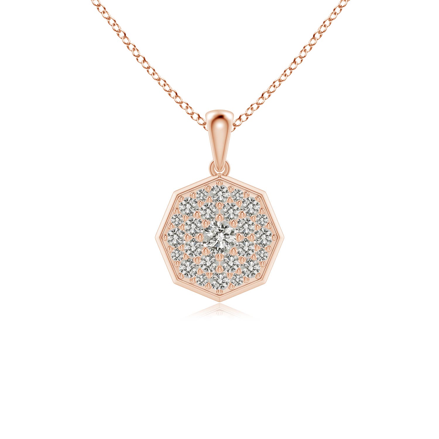 K, I3 / 0.74 CT / 14 KT Rose Gold