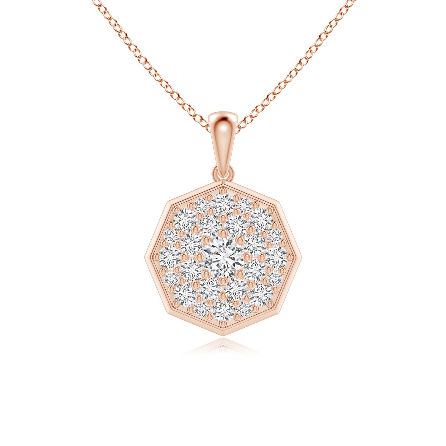 H, SI2 / 1 CT / 14 KT Rose Gold