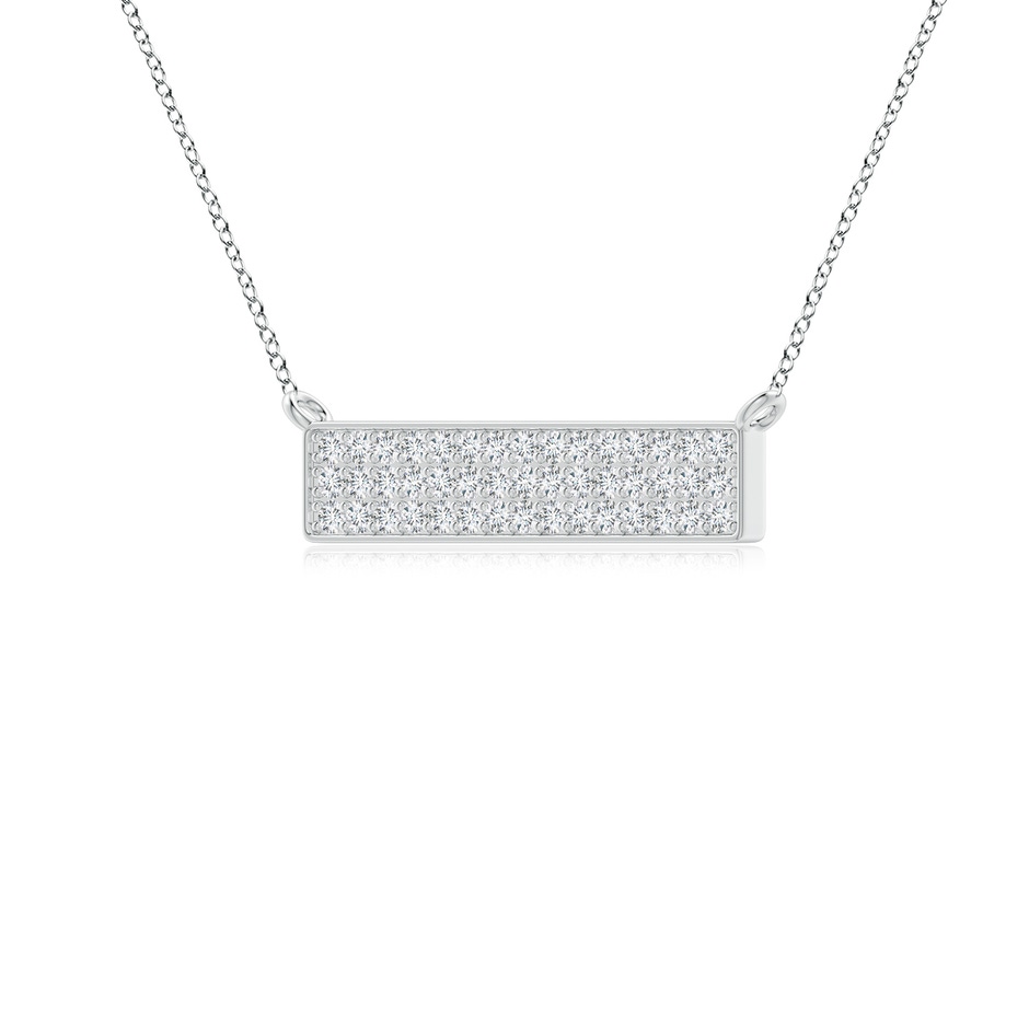 1.5mm GVS2 Pave-Set Diamond Horizontal Bar Pendant in White Gold side-1