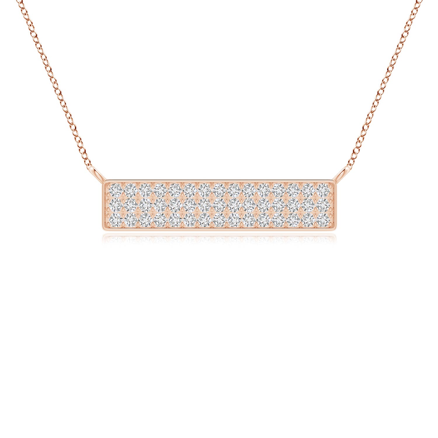 H, SI2 / 0.63 CT / 14 KT Rose Gold