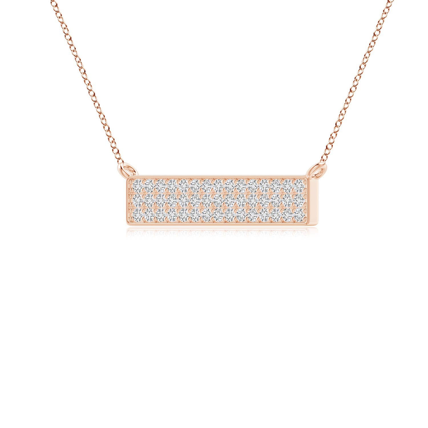 H, SI2 / 0.63 CT / 14 KT Rose Gold