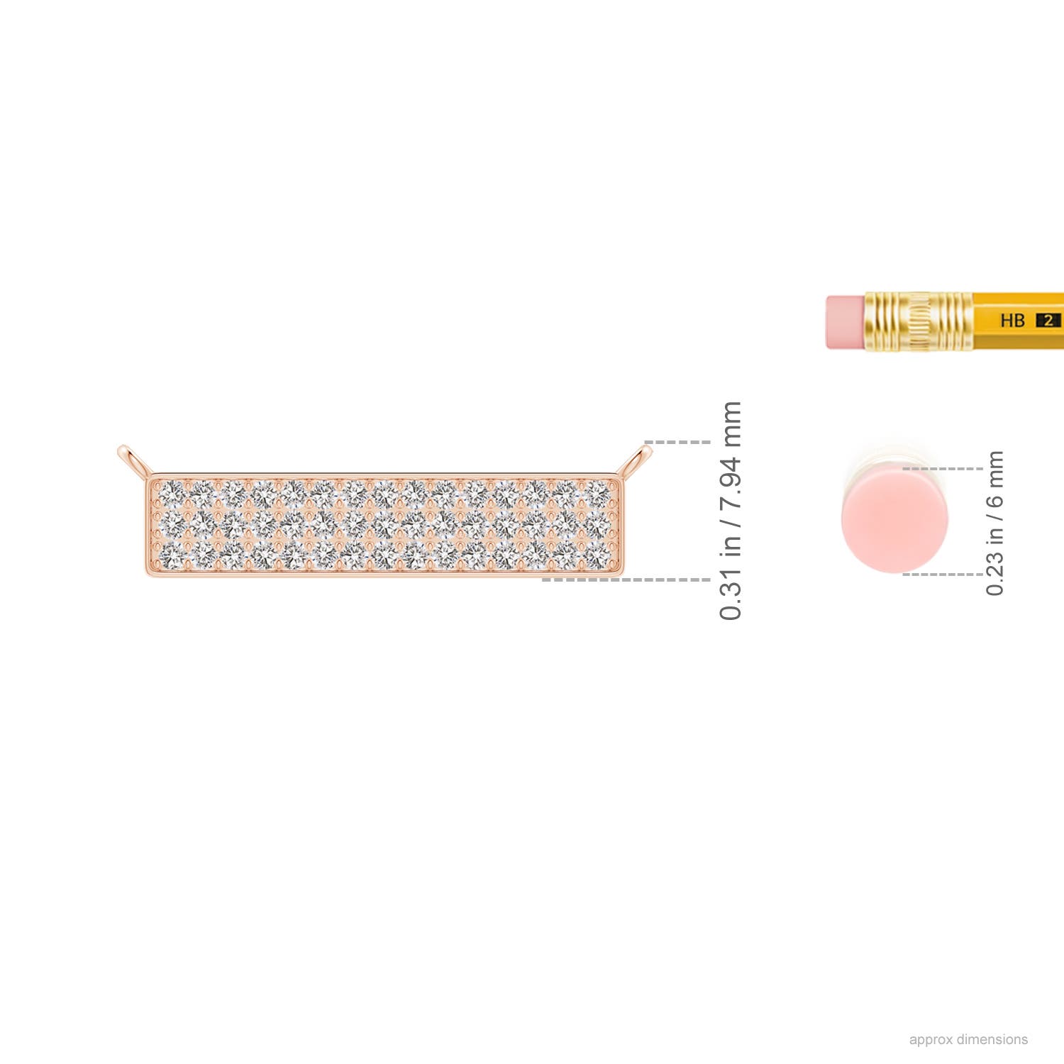 I-J, I1-I2 / 0.63 CT / 14 KT Rose Gold