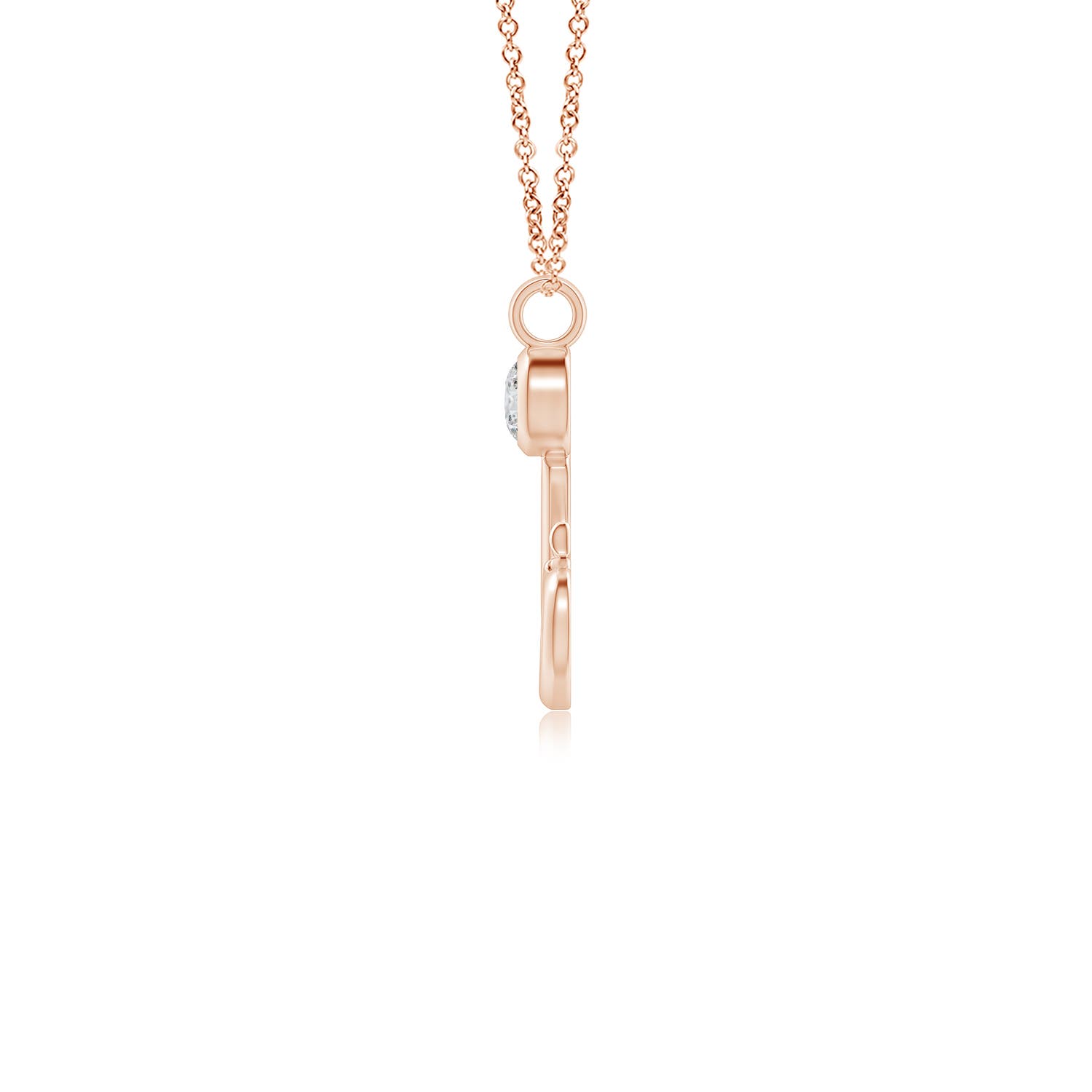 H, SI2 / 0.25 CT / 14 KT Rose Gold