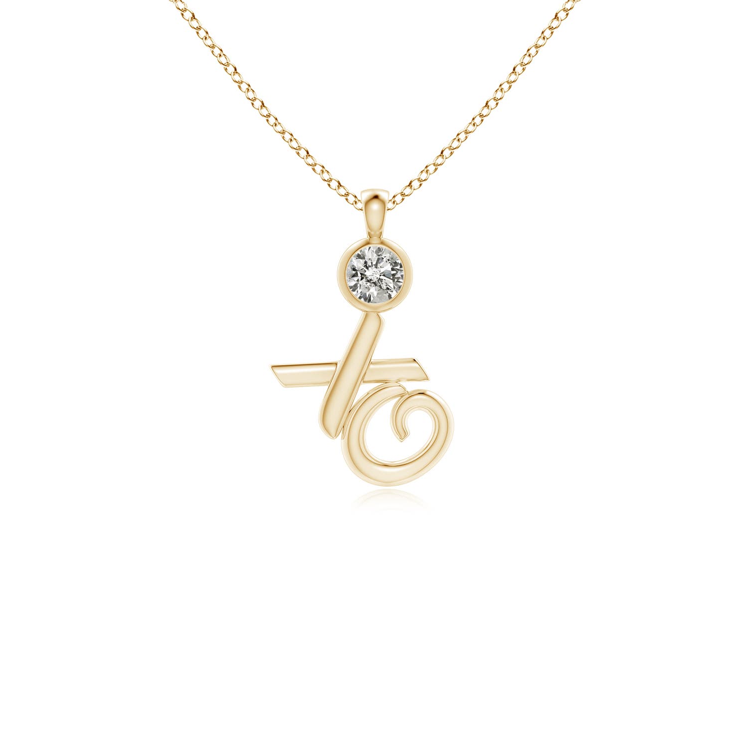 K, I3 / 0.25 CT / 14 KT Yellow Gold