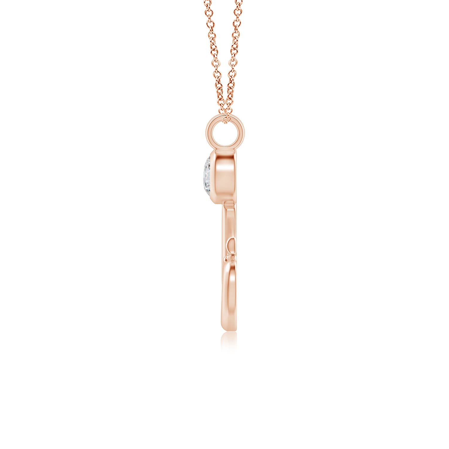 H, SI2 / 0.5 CT / 14 KT Rose Gold