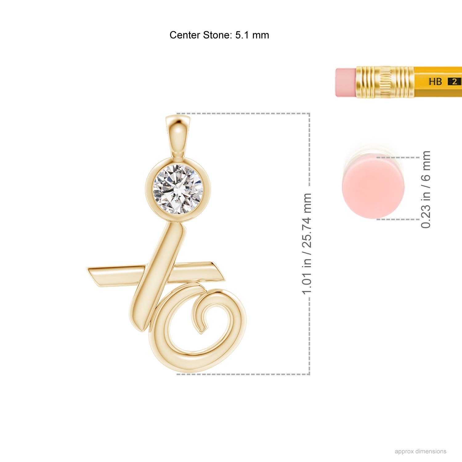 I-J, I1-I2 / 0.5 CT / 14 KT Yellow Gold