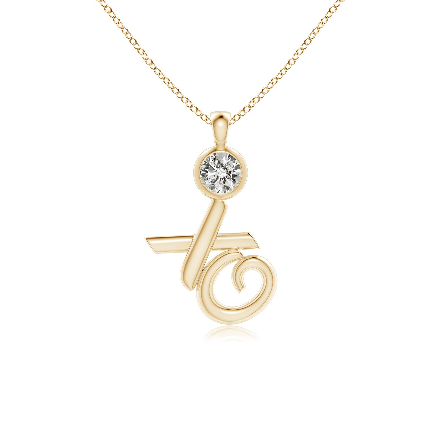 K, I3 / 0.5 CT / 14 KT Yellow Gold