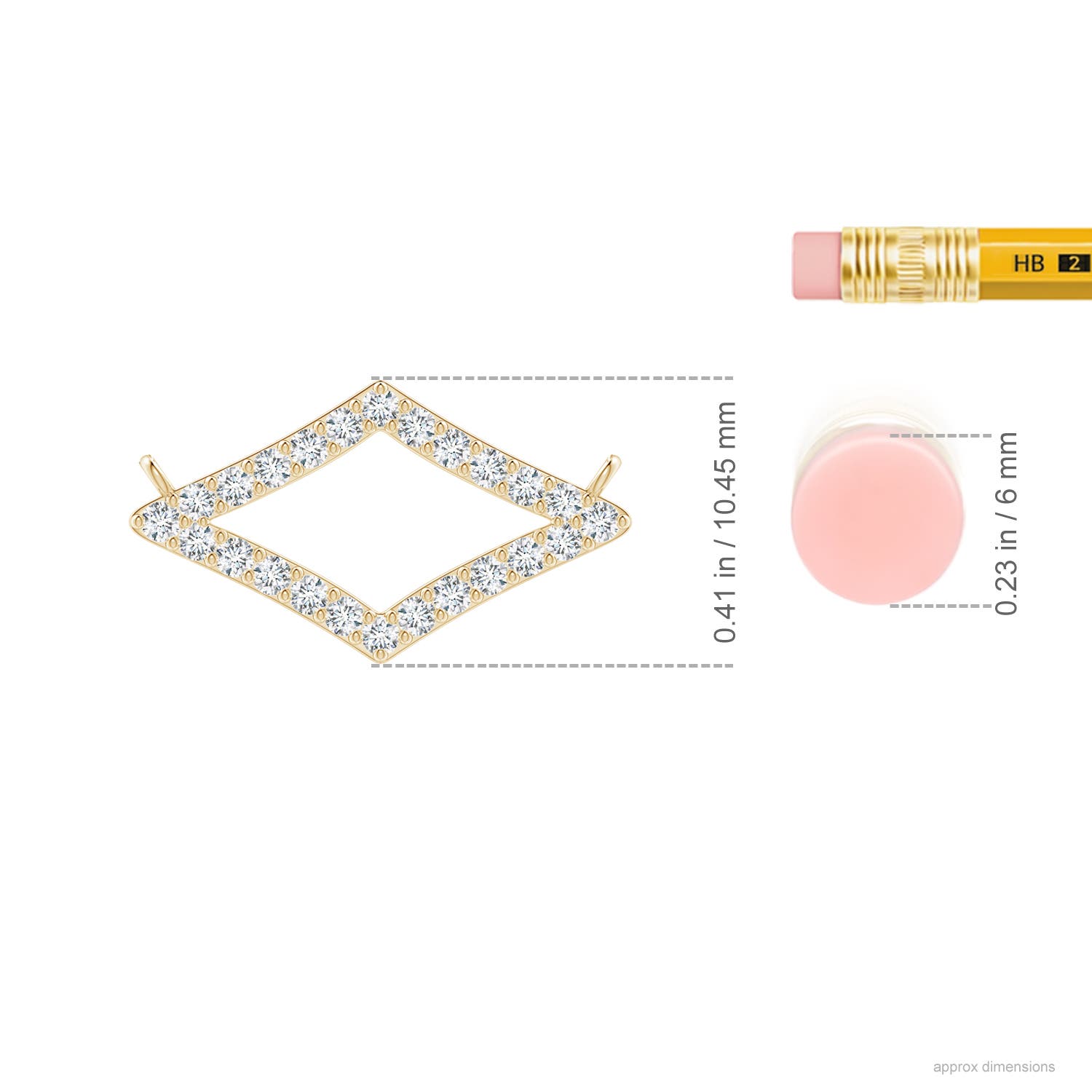 F-G, VS / 0.24 CT / 14 KT Yellow Gold