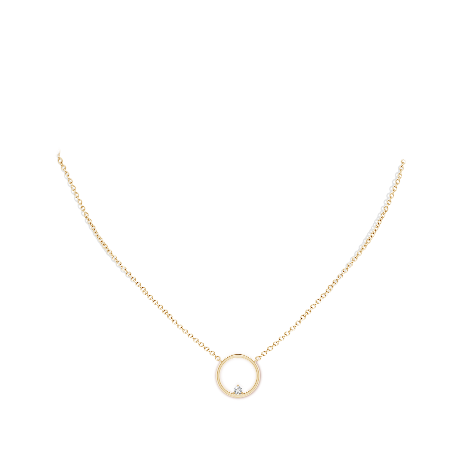 H, SI2 / 0.07 CT / 14 KT Yellow Gold