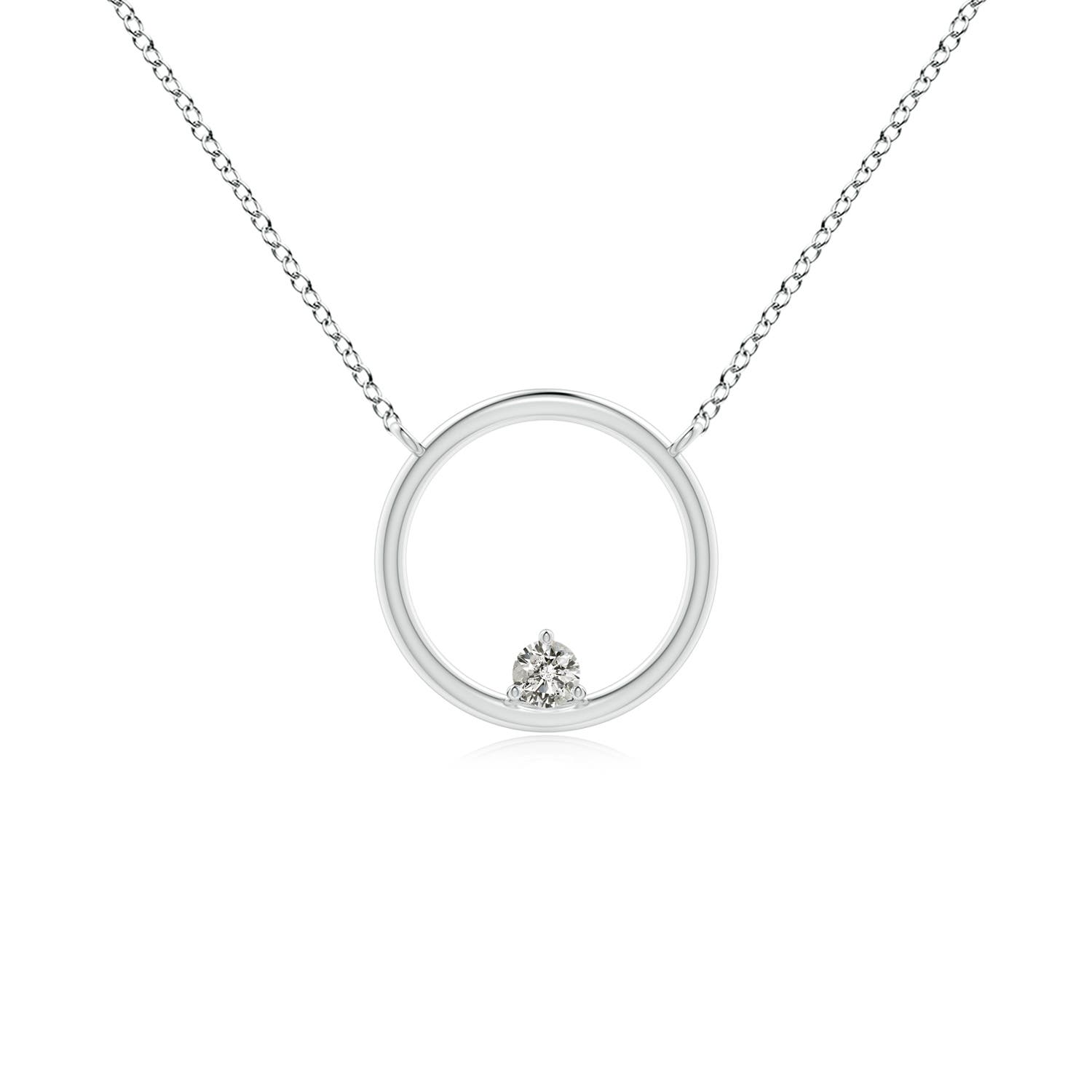 K, I3 / 0.07 CT / 14 KT White Gold