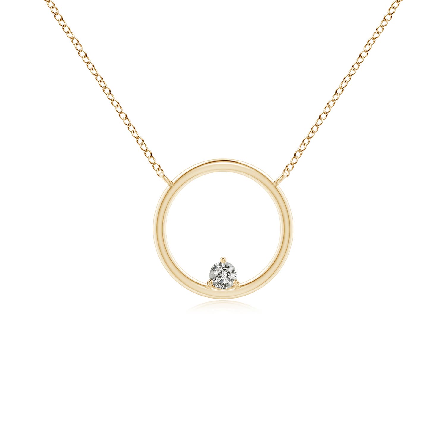 K, I3 / 0.07 CT / 14 KT Yellow Gold