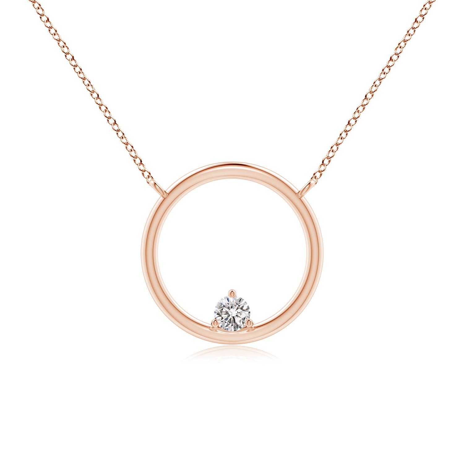 I-J, I1-I2 / 0.16 CT / 14 KT Rose Gold