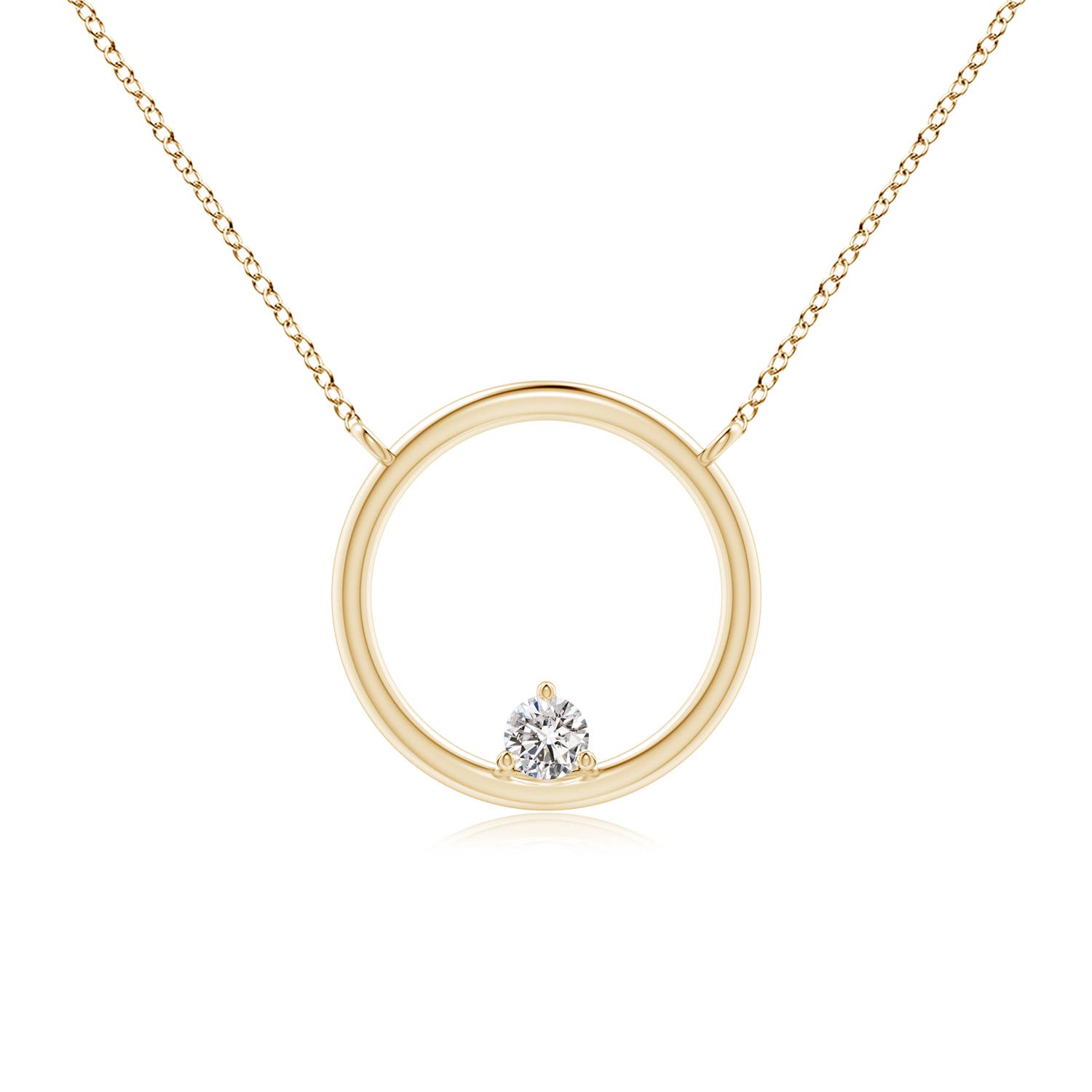 I-J, I1-I2 / 0.16 CT / 14 KT Yellow Gold