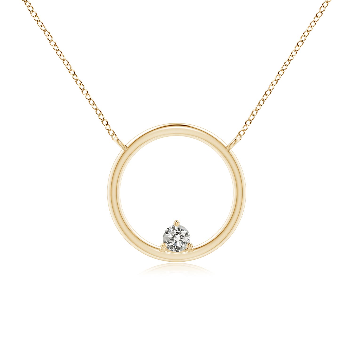 K, I3 / 0.16 CT / 14 KT Yellow Gold