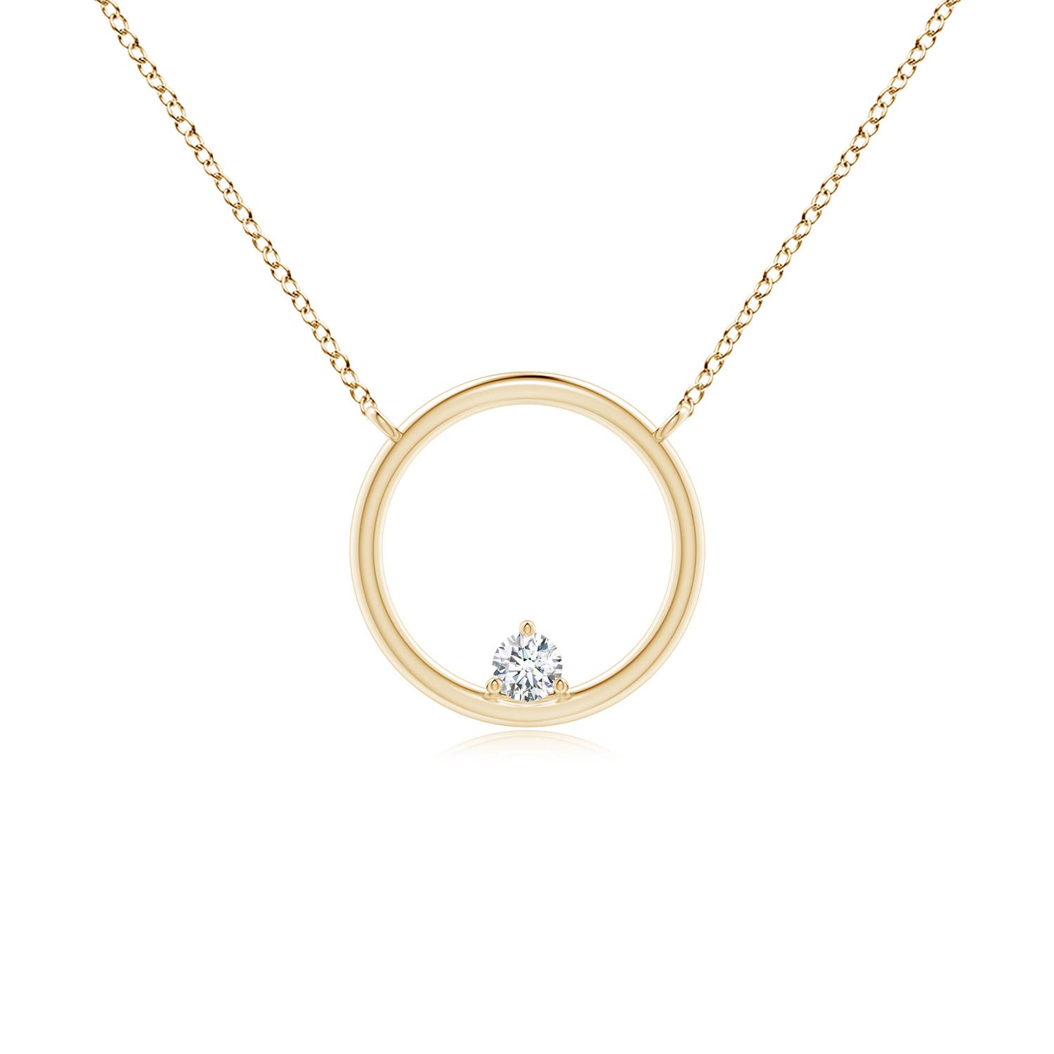 G, VS2 / 0.11 CT / 14 KT Yellow Gold