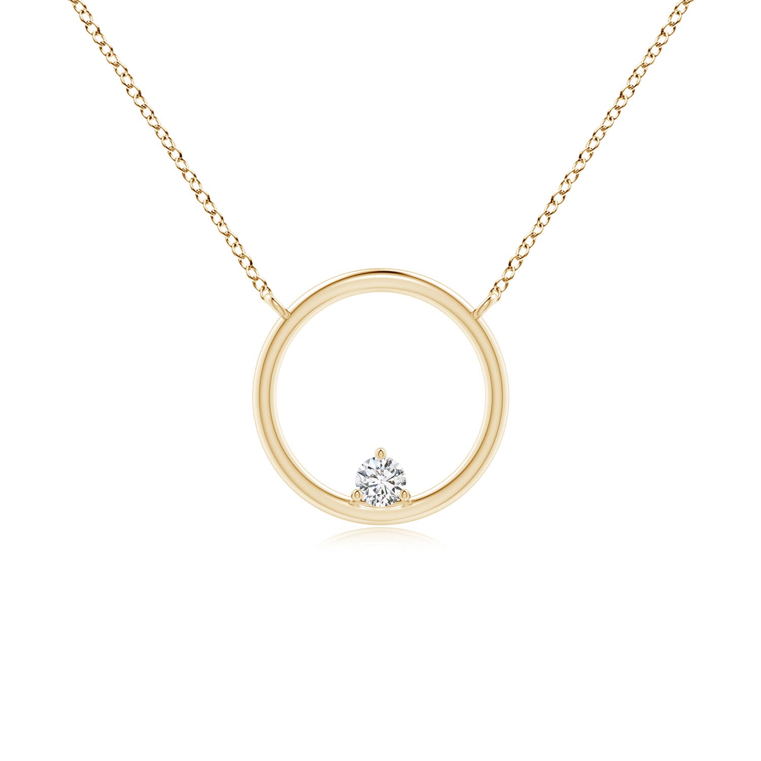 H, SI2 / 0.11 CT / 14 KT Yellow Gold