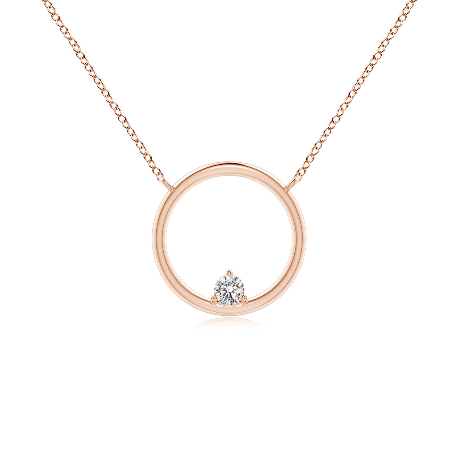 I-J, I1-I2 / 0.11 CT / 14 KT Rose Gold