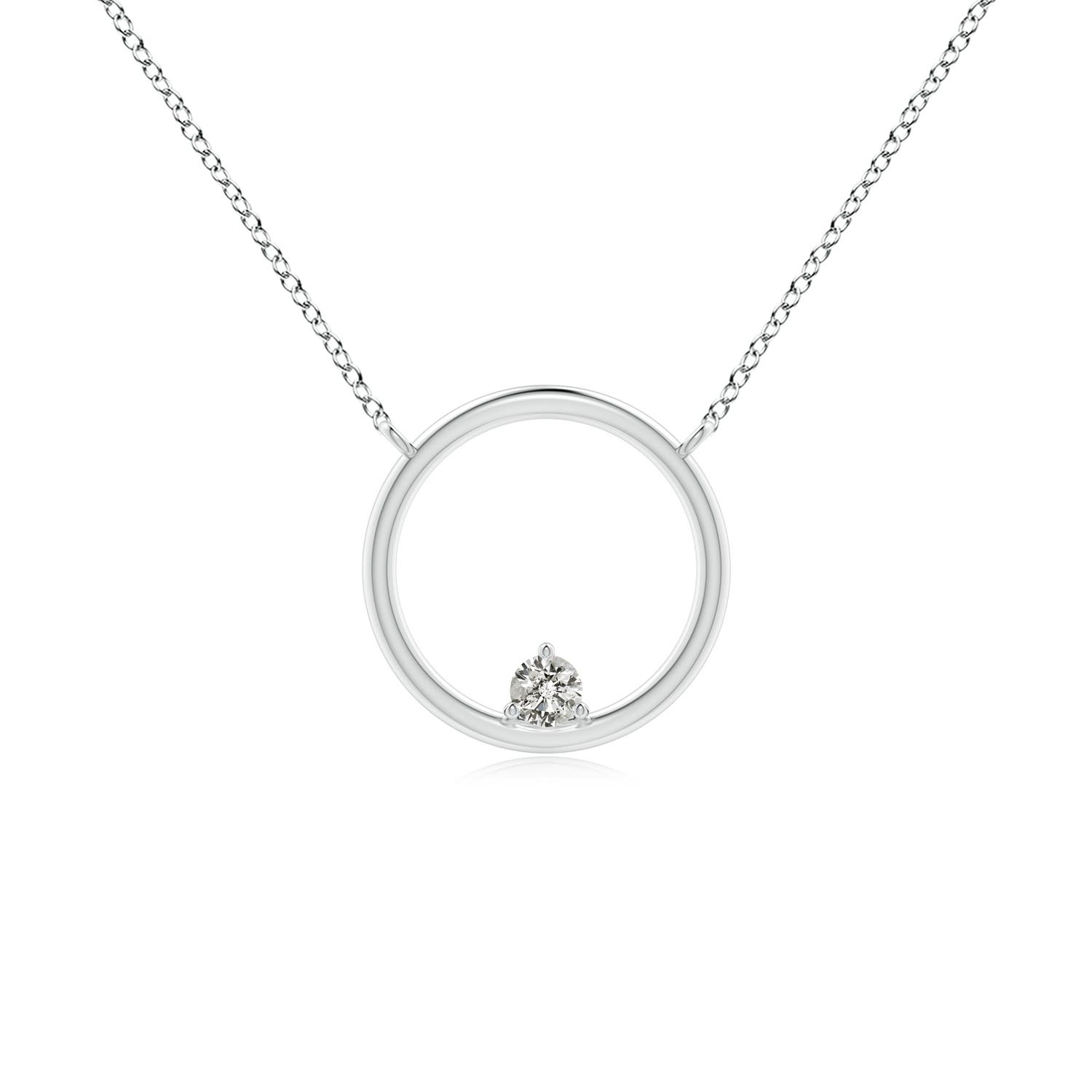 K, I3 / 0.11 CT / 14 KT White Gold