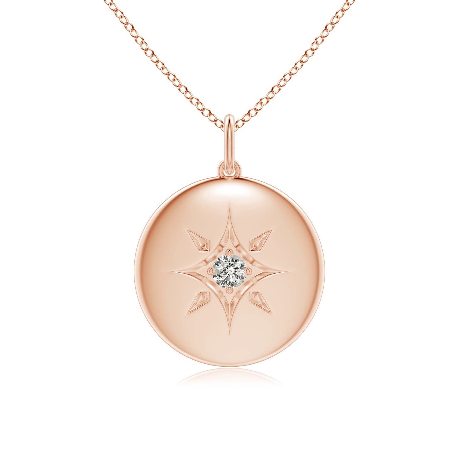 K, I3 / 0.16 CT / 14 KT Rose Gold