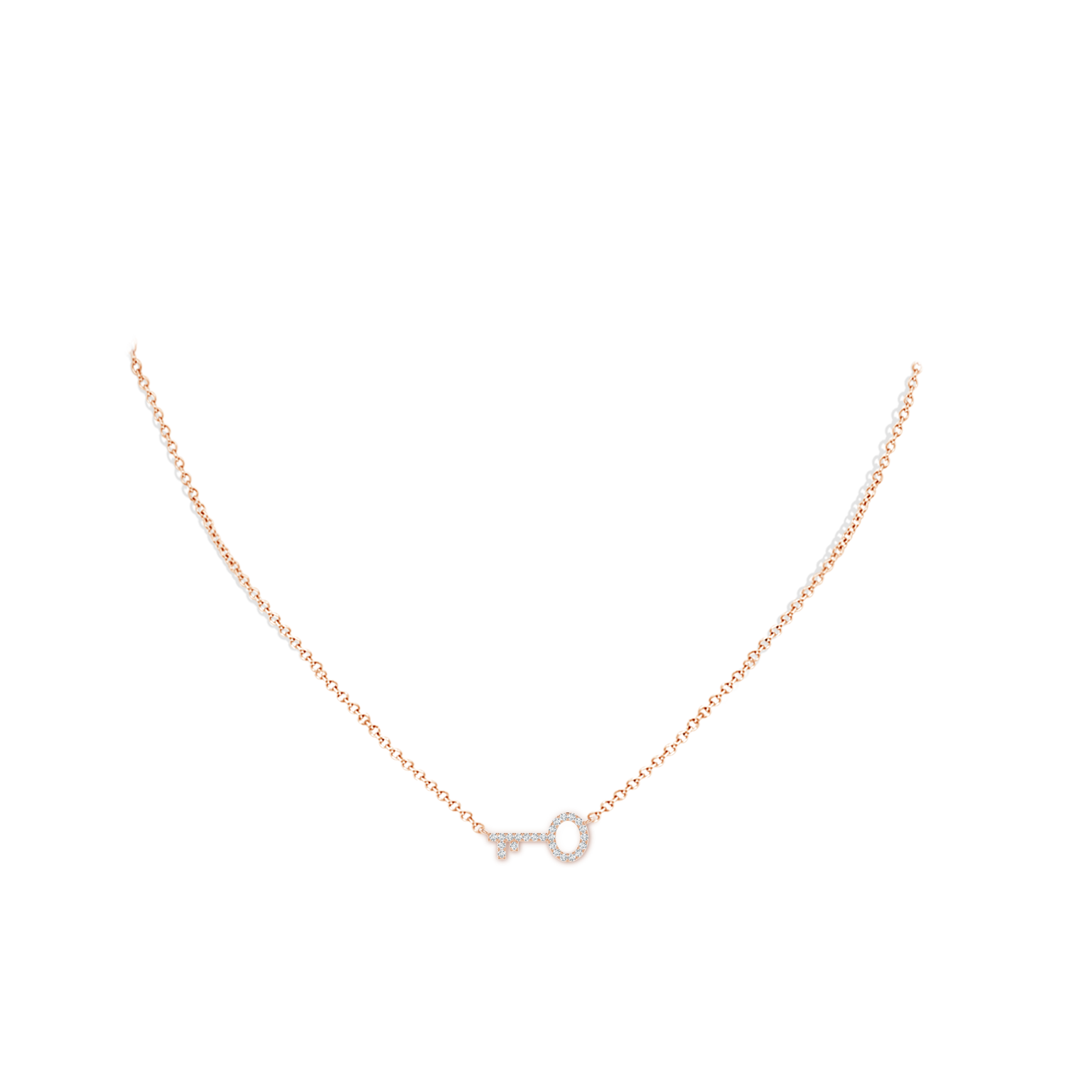 G, VS2 / 0.14 CT / 14 KT Rose Gold