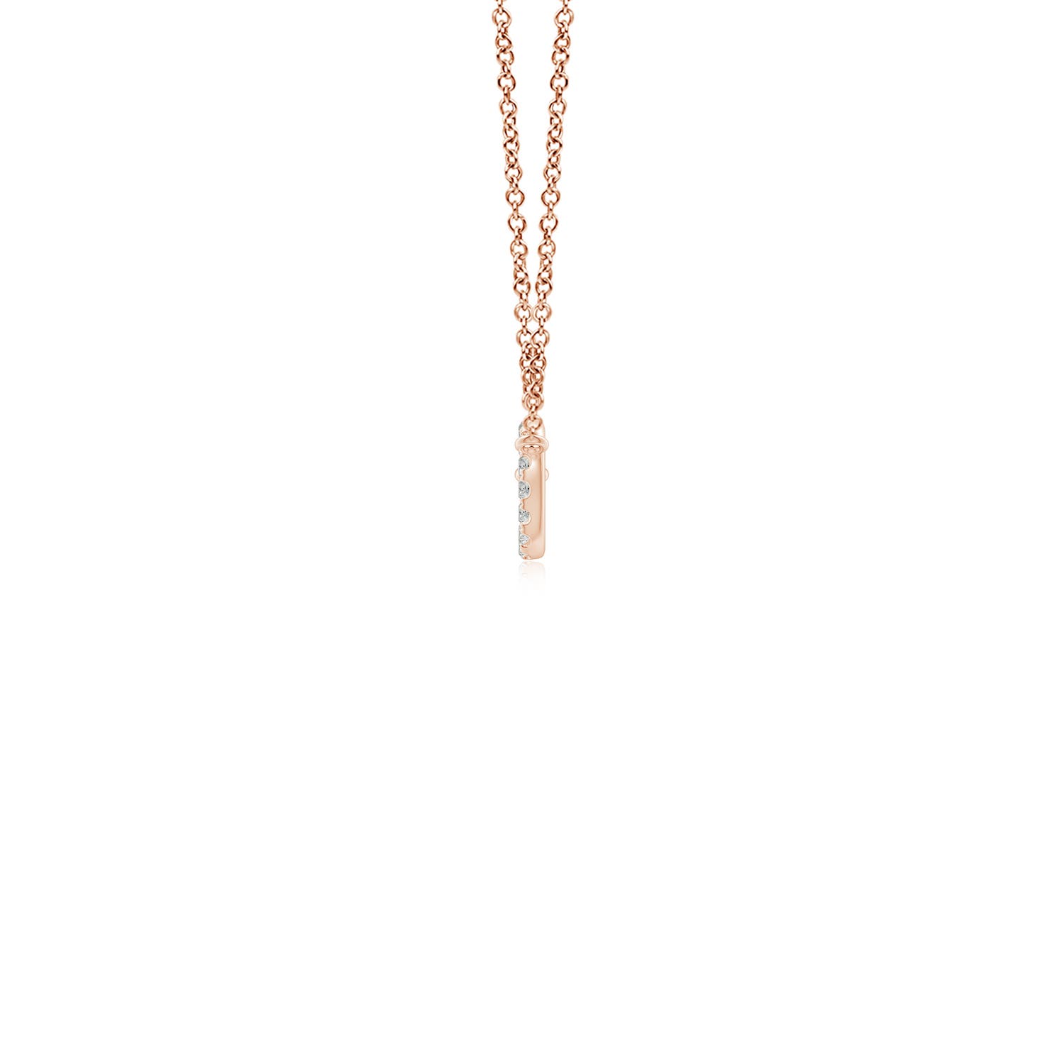 K, I3 / 0.14 CT / 14 KT Rose Gold