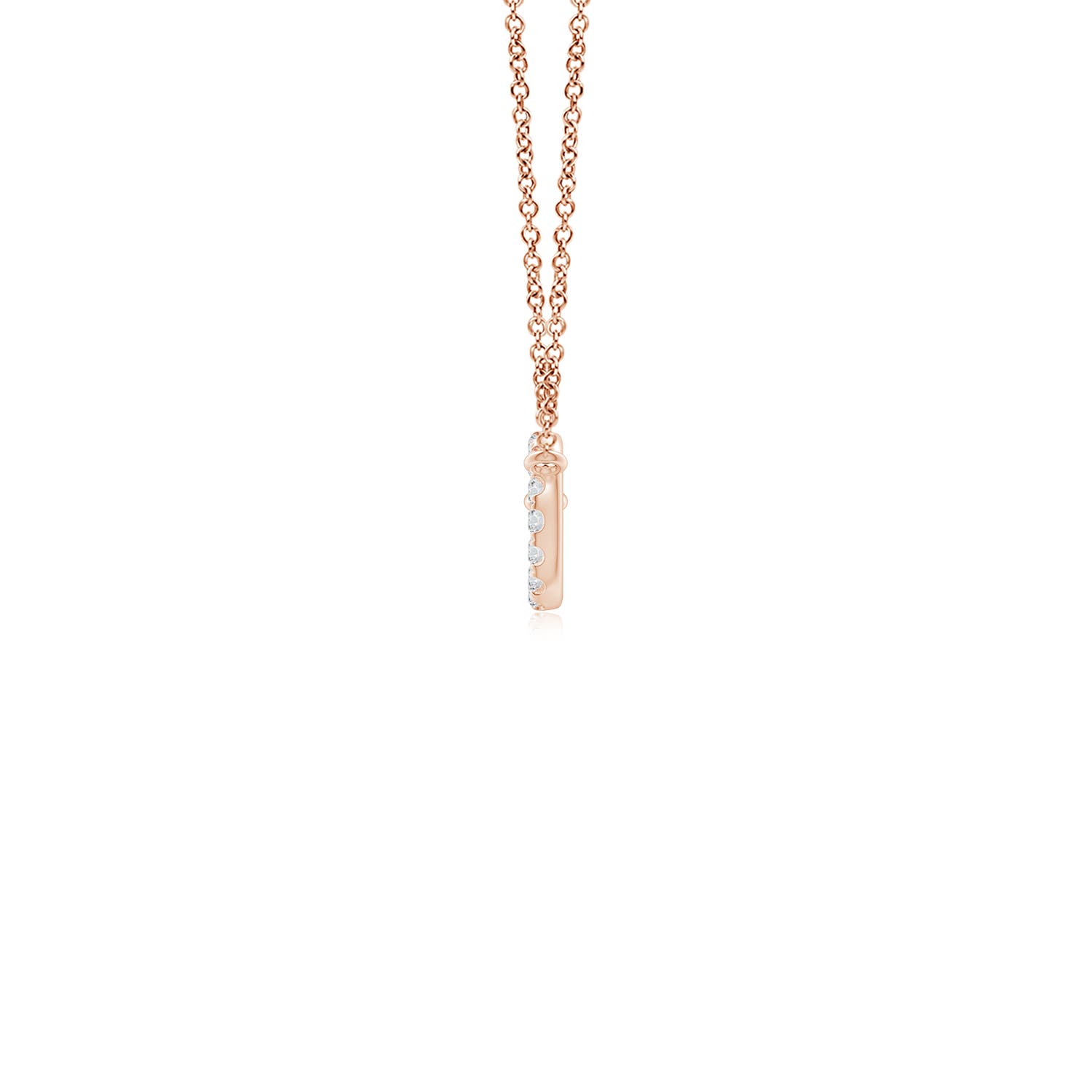 H, SI2 / 0.19 CT / 14 KT Rose Gold