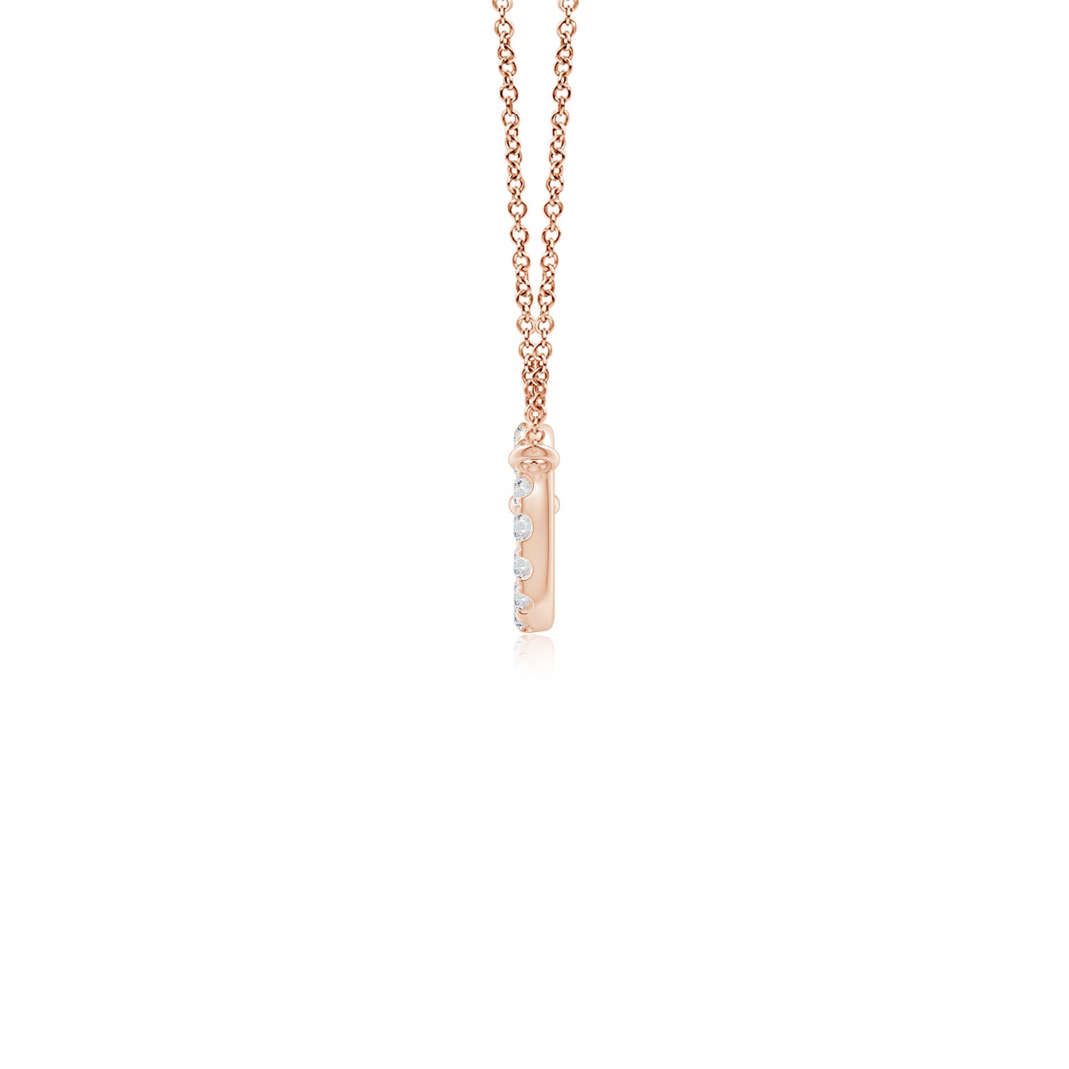 H, SI2 / 0.34 CT / 14 KT Rose Gold