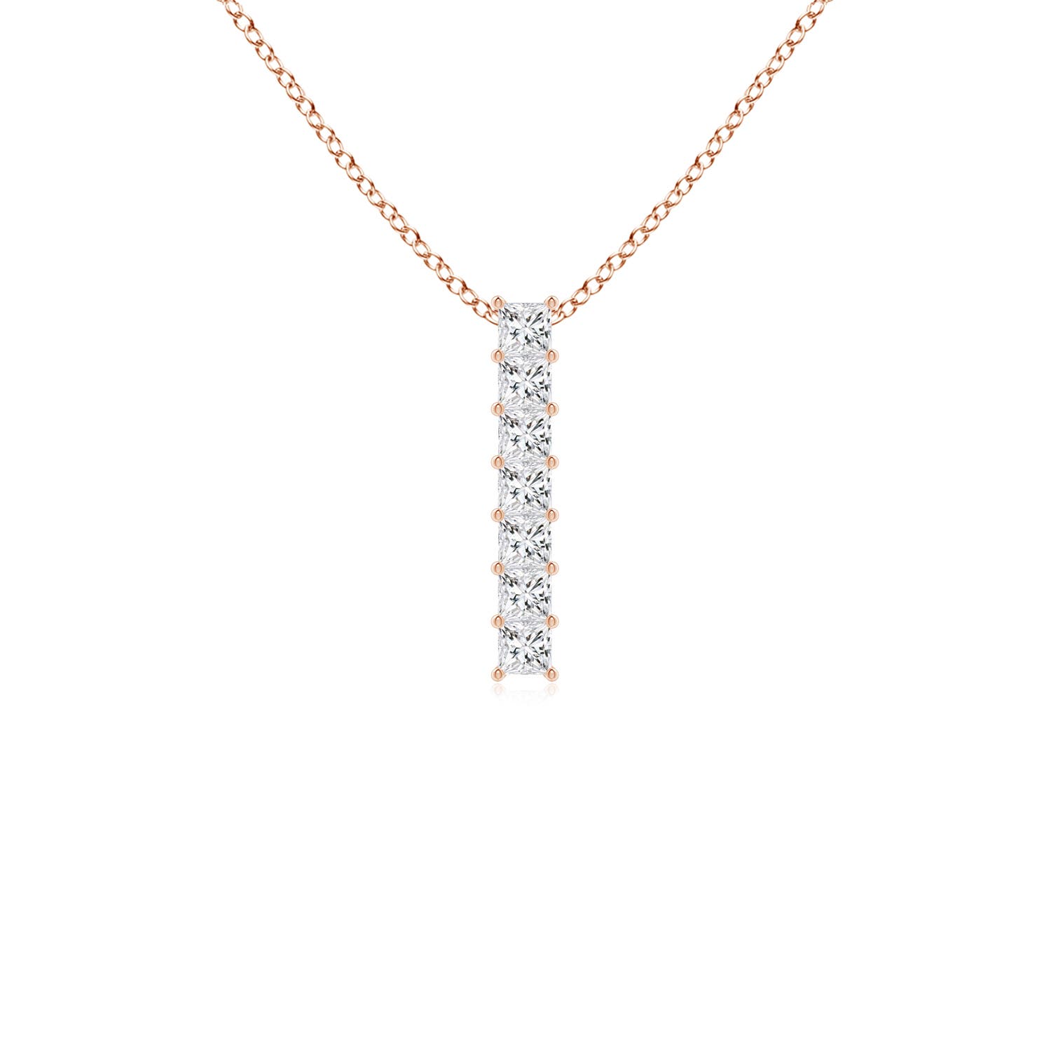 H, SI2 / 0.49 CT / 14 KT Rose Gold