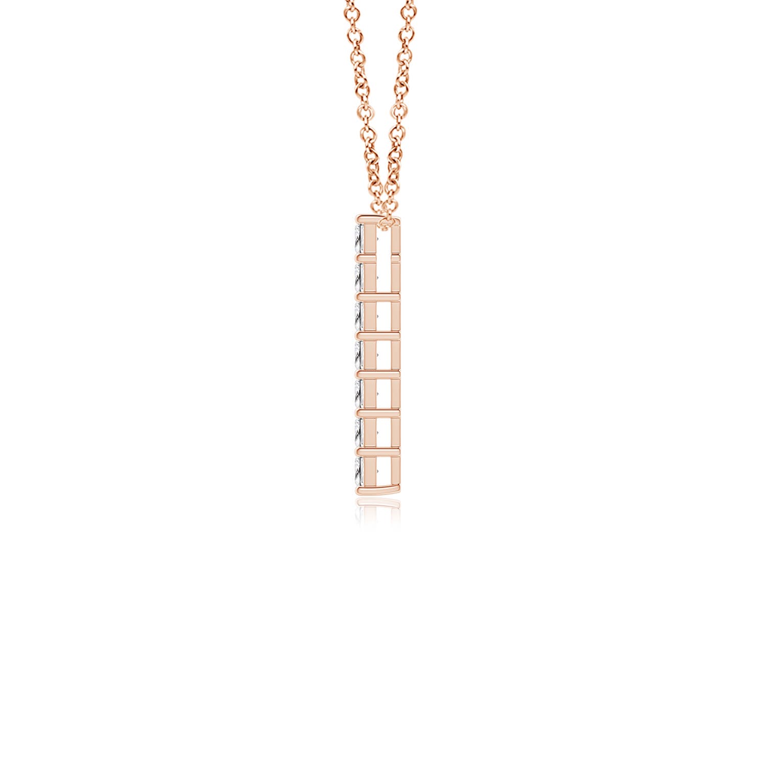 H, SI2 / 0.49 CT / 14 KT Rose Gold