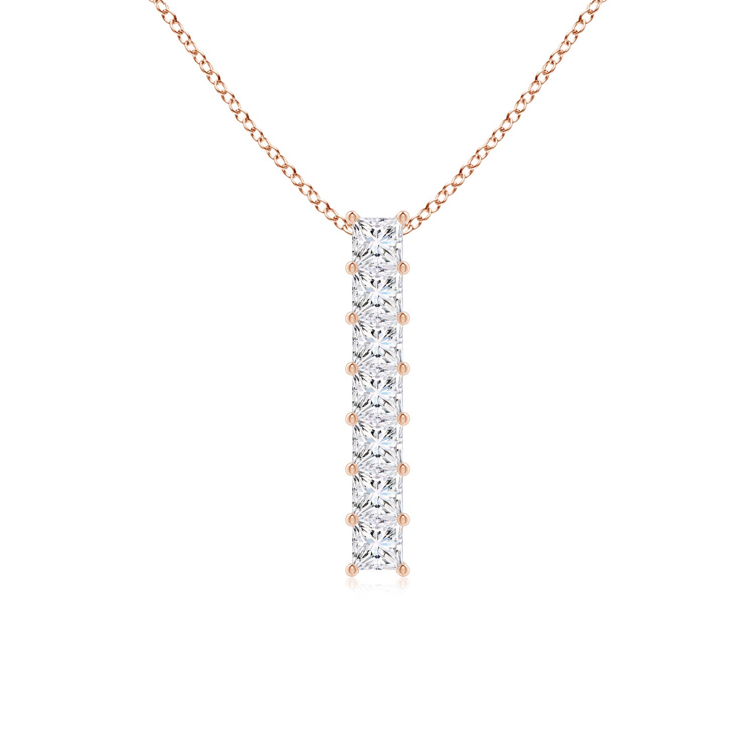 G, VS2 / 0.98 CT / 14 KT Rose Gold