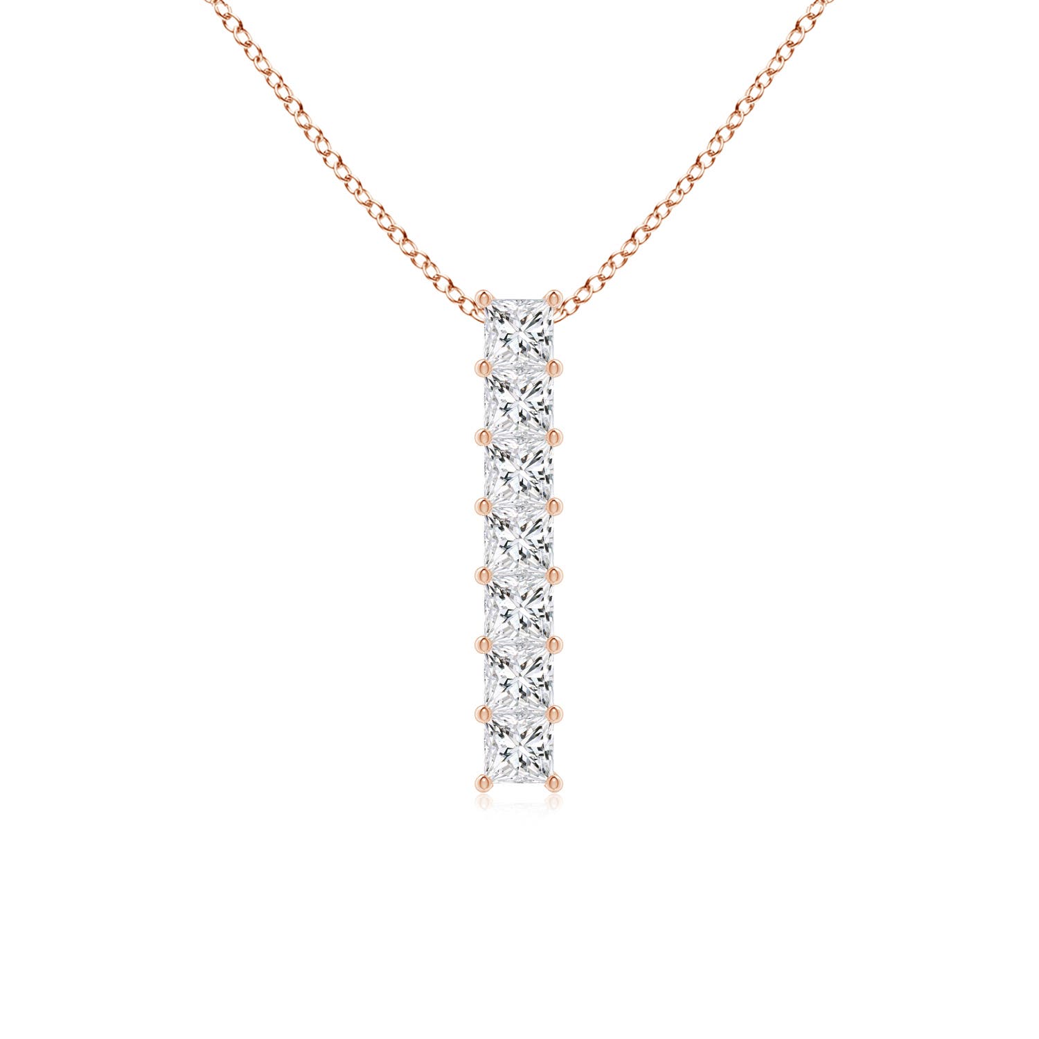 H, SI2 / 0.98 CT / 14 KT Rose Gold