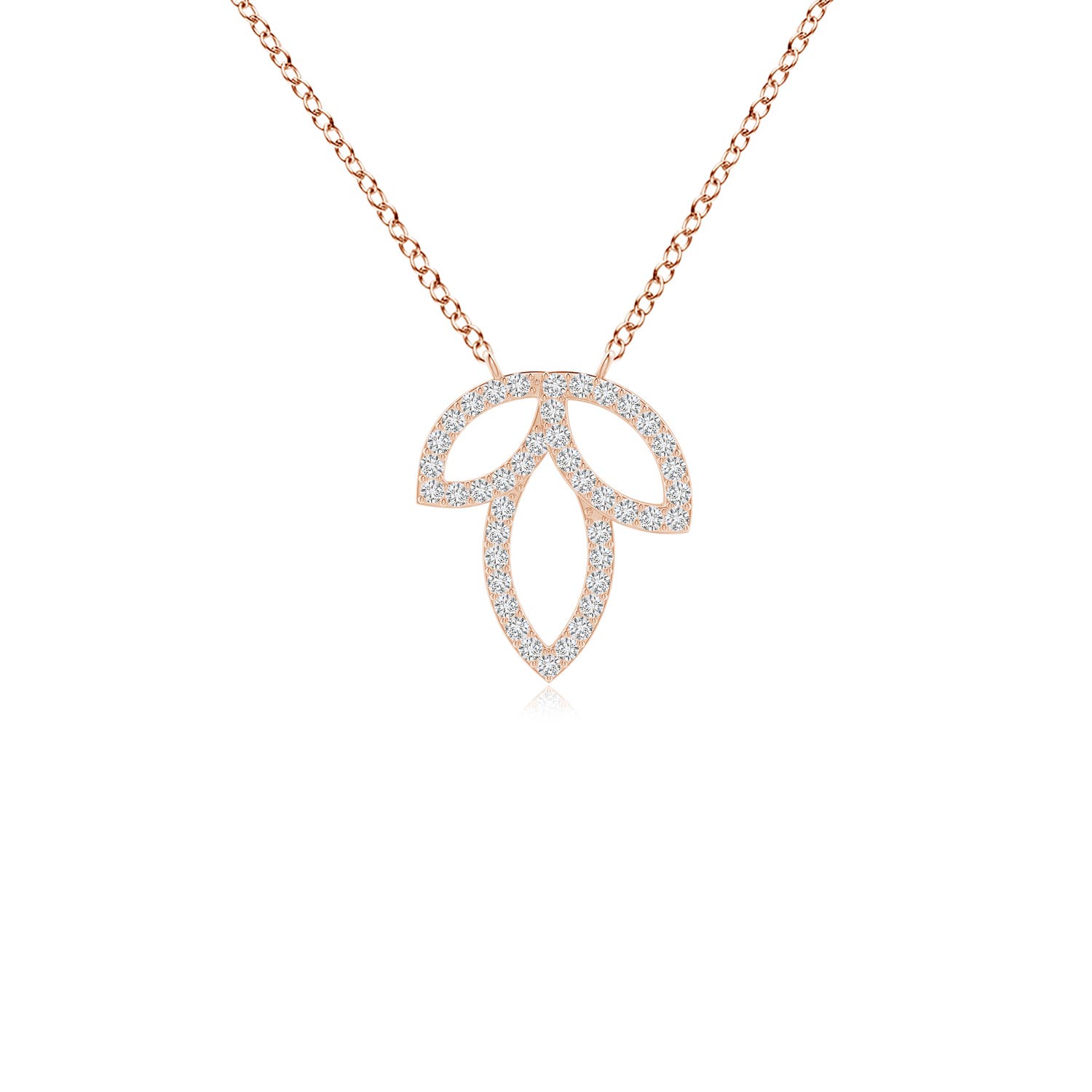 H, SI2 / 0.15 CT / 14 KT Rose Gold