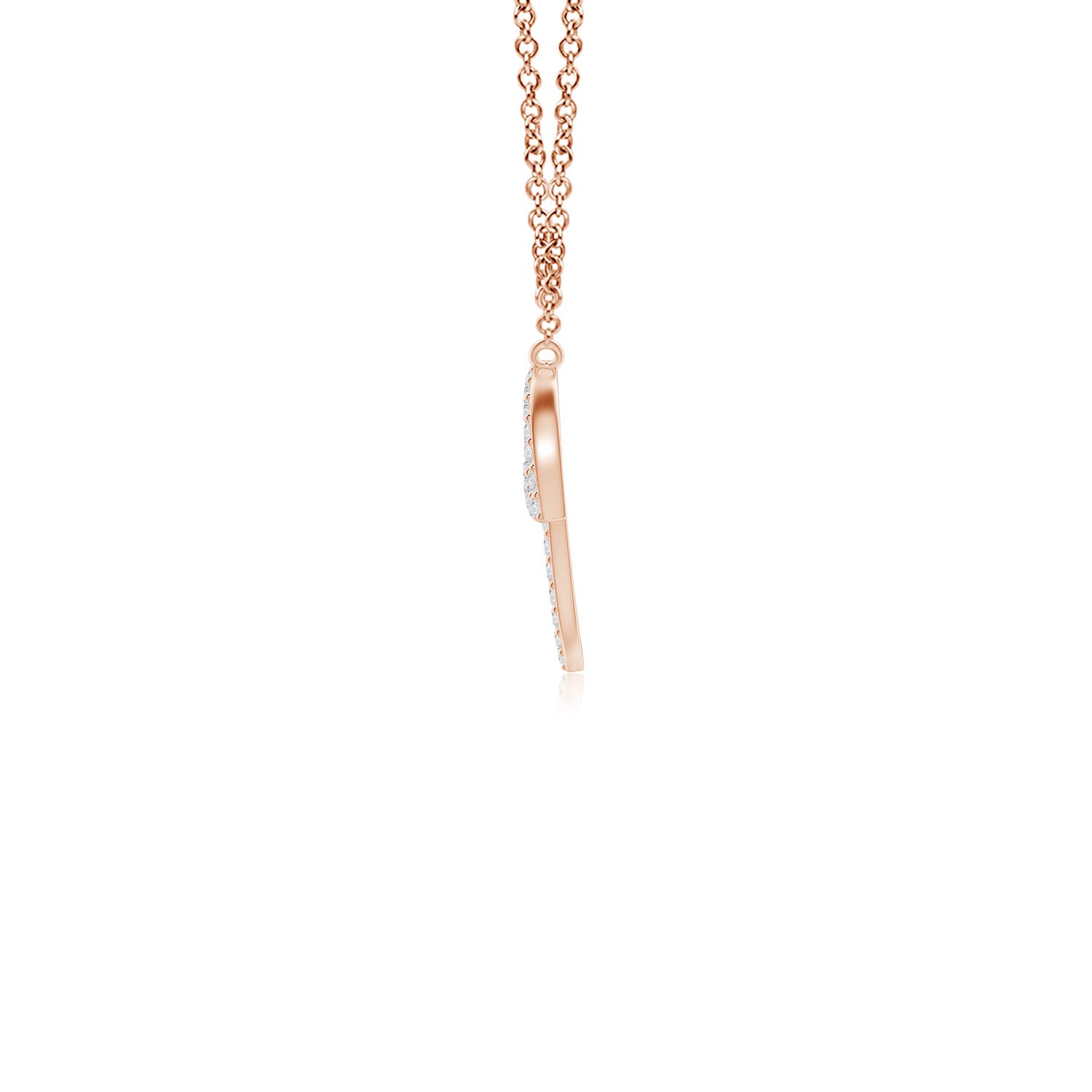 H, SI2 / 0.15 CT / 14 KT Rose Gold