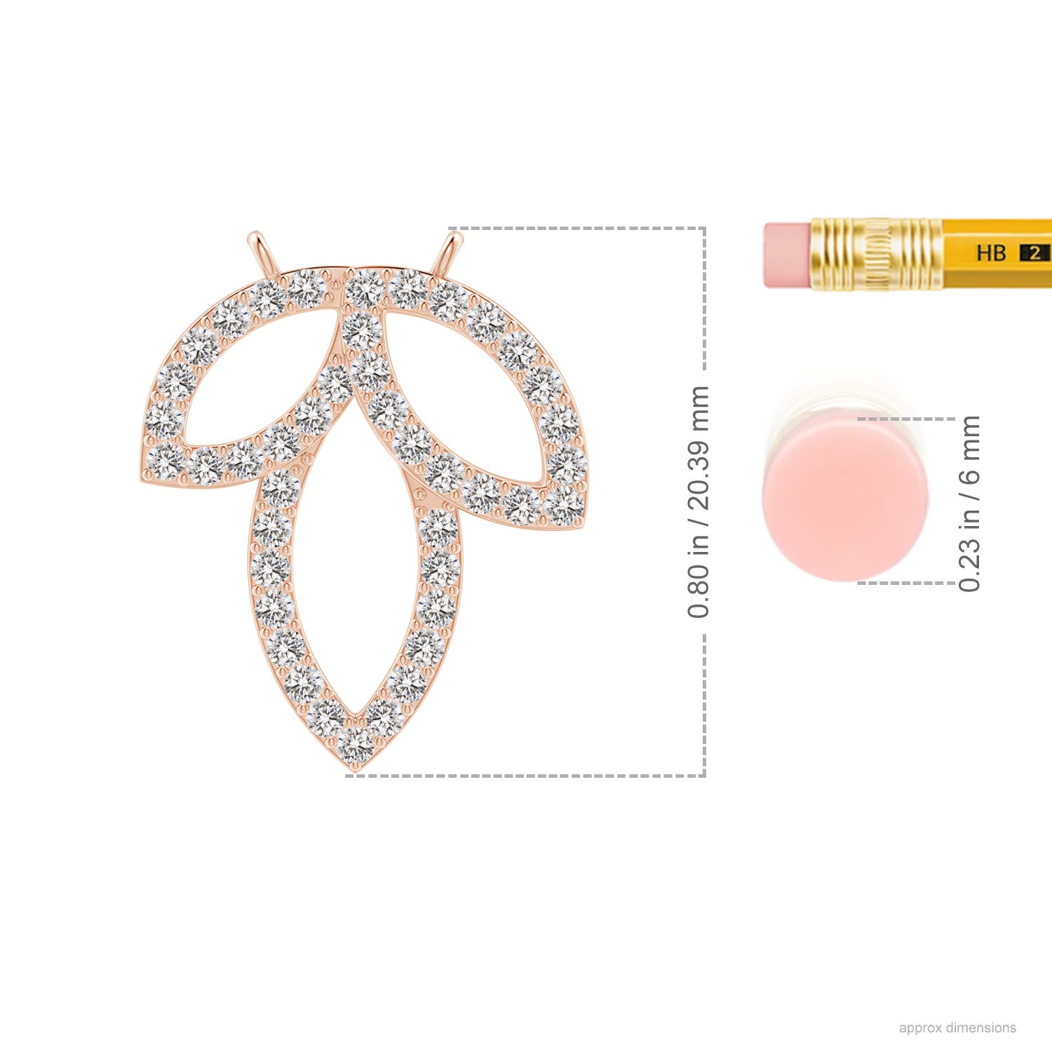 I-J, I1-I2 / 0.5 CT / 14 KT Rose Gold