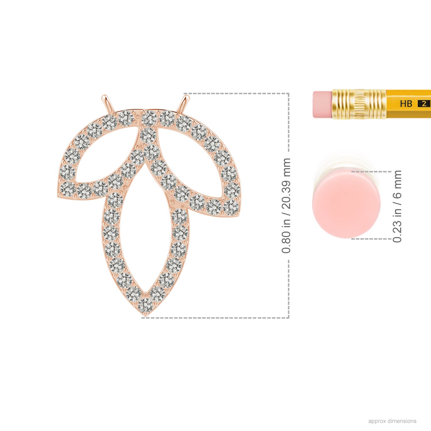 K, I3 / 0.5 CT / 14 KT Rose Gold