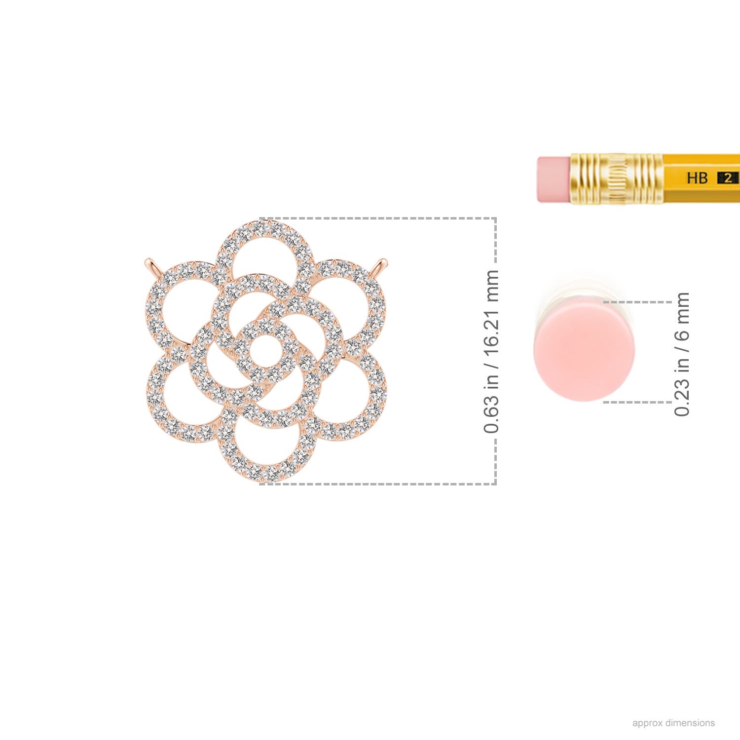 I-J, I1-I2 / 0.3 CT / 14 KT Rose Gold