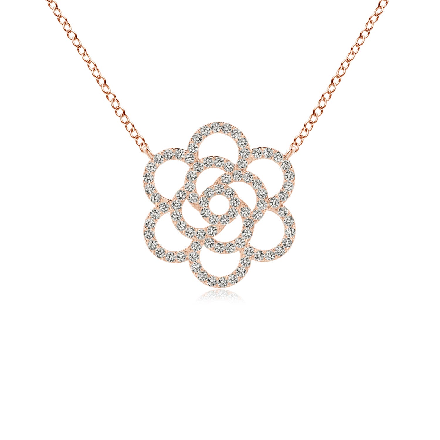 K, I3 / 0.61 CT / 14 KT Rose Gold