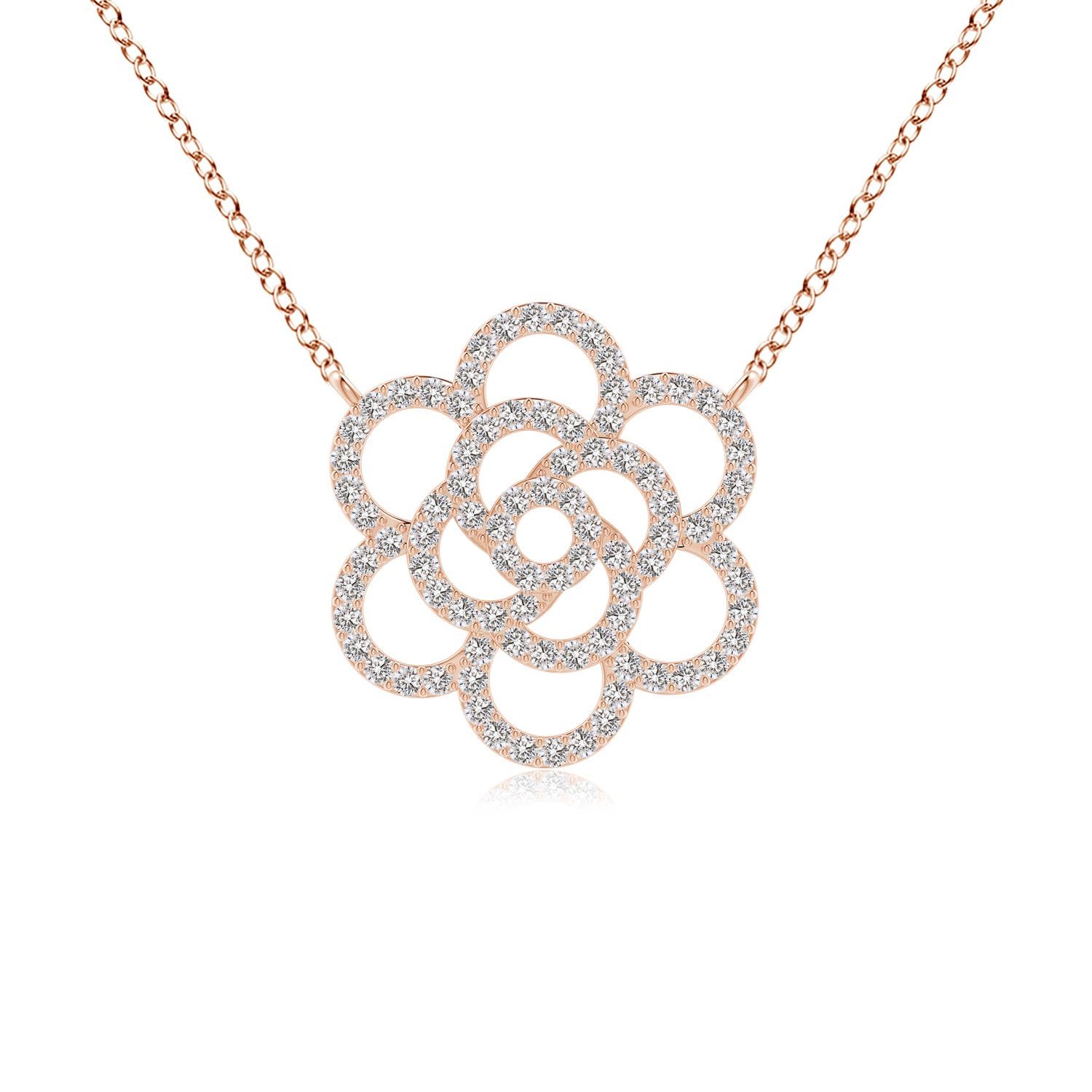 I-J, I1-I2 / 0.87 CT / 14 KT Rose Gold