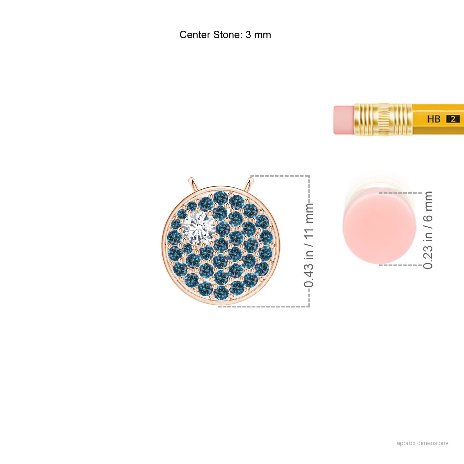 G, VS2 / 0.5 CT / 14 KT Rose Gold