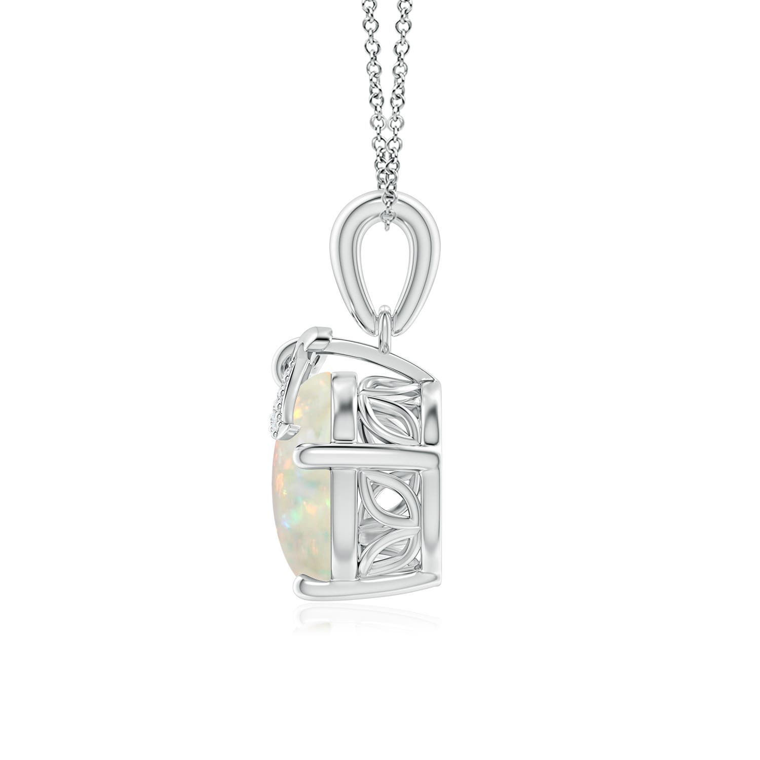 AAA - Opal / 1.92 CT / 14 KT White Gold